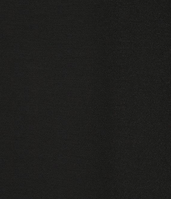 Half Moon by Modern Movement Jersey Knit Short Sleeve Round Neck Coordinating High-Low Hem Lounge Top Product Image