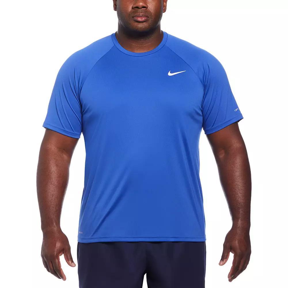 Big & Tall Nike Dri-FIT UPF 40+ Hydroguard Swim Tee, Men's, Size: 3XL Tall, Game Royal Product Image