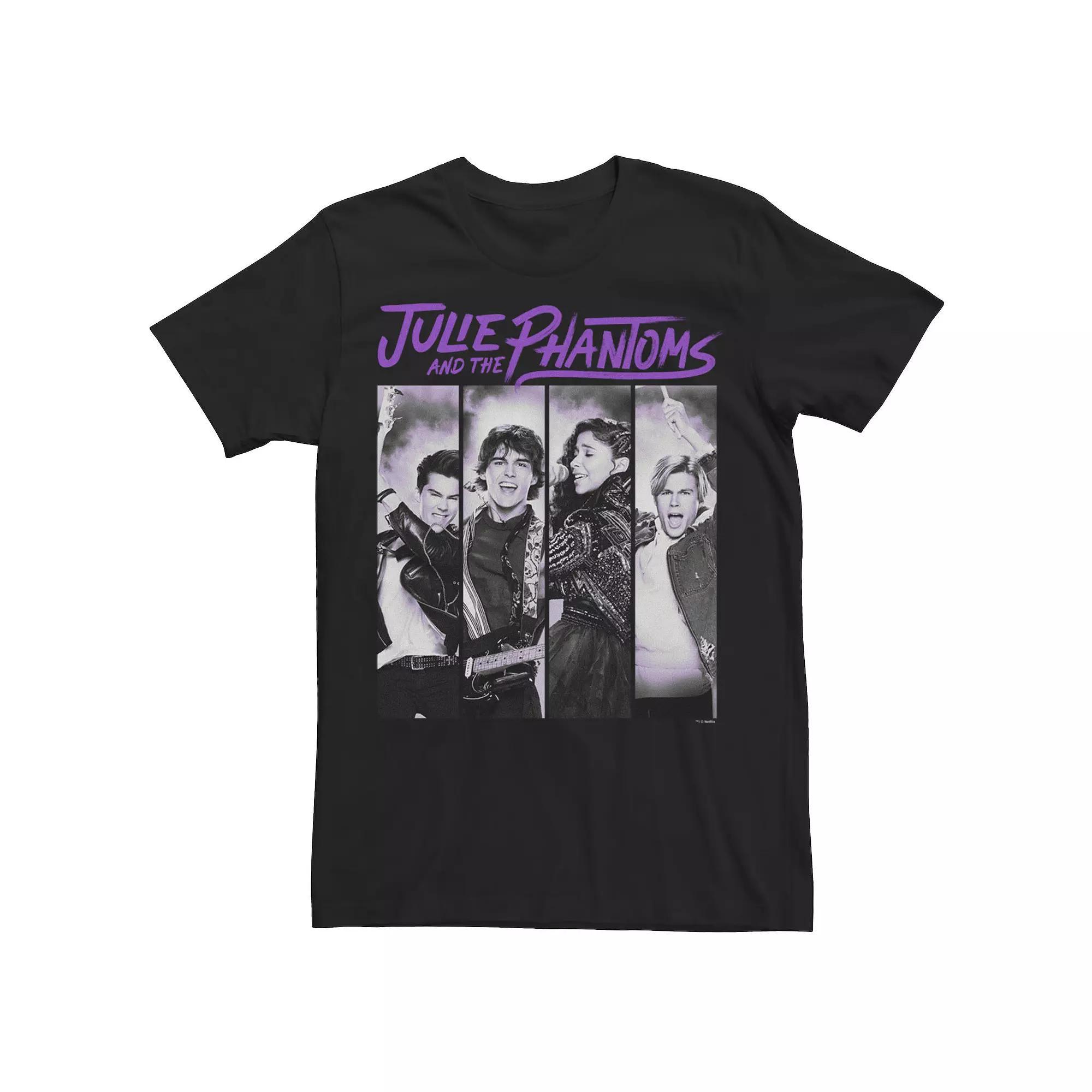 Men's Julie And The Phantoms Band Portrait PaneTee,  Product Image