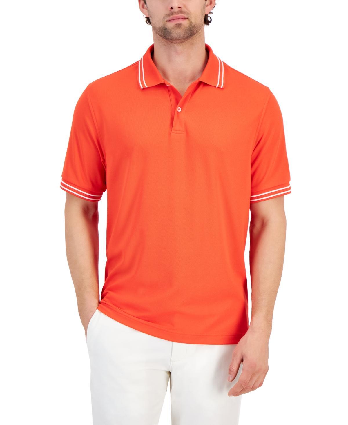 Club Room Mens Performance Stripe Polo, Created for Macys Product Image