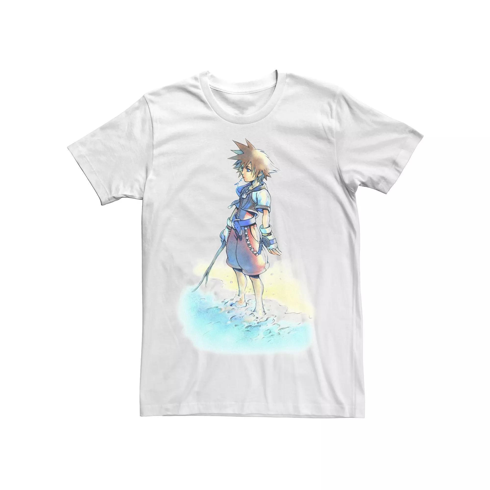 Men's Kingdom Hearts Beach Sora Poster Tee,  Product Image