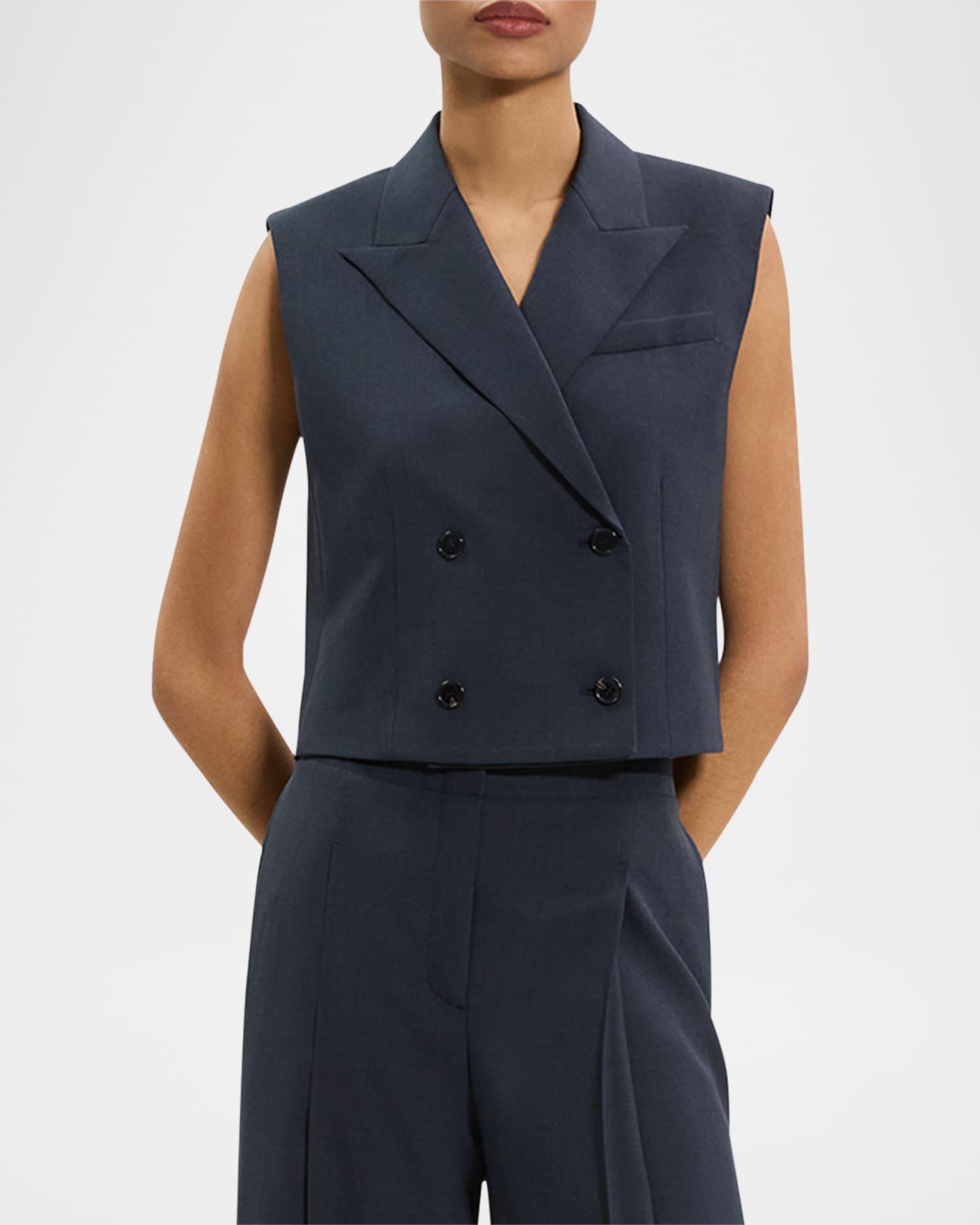 Boxy Double-Breasted Vest Product Image