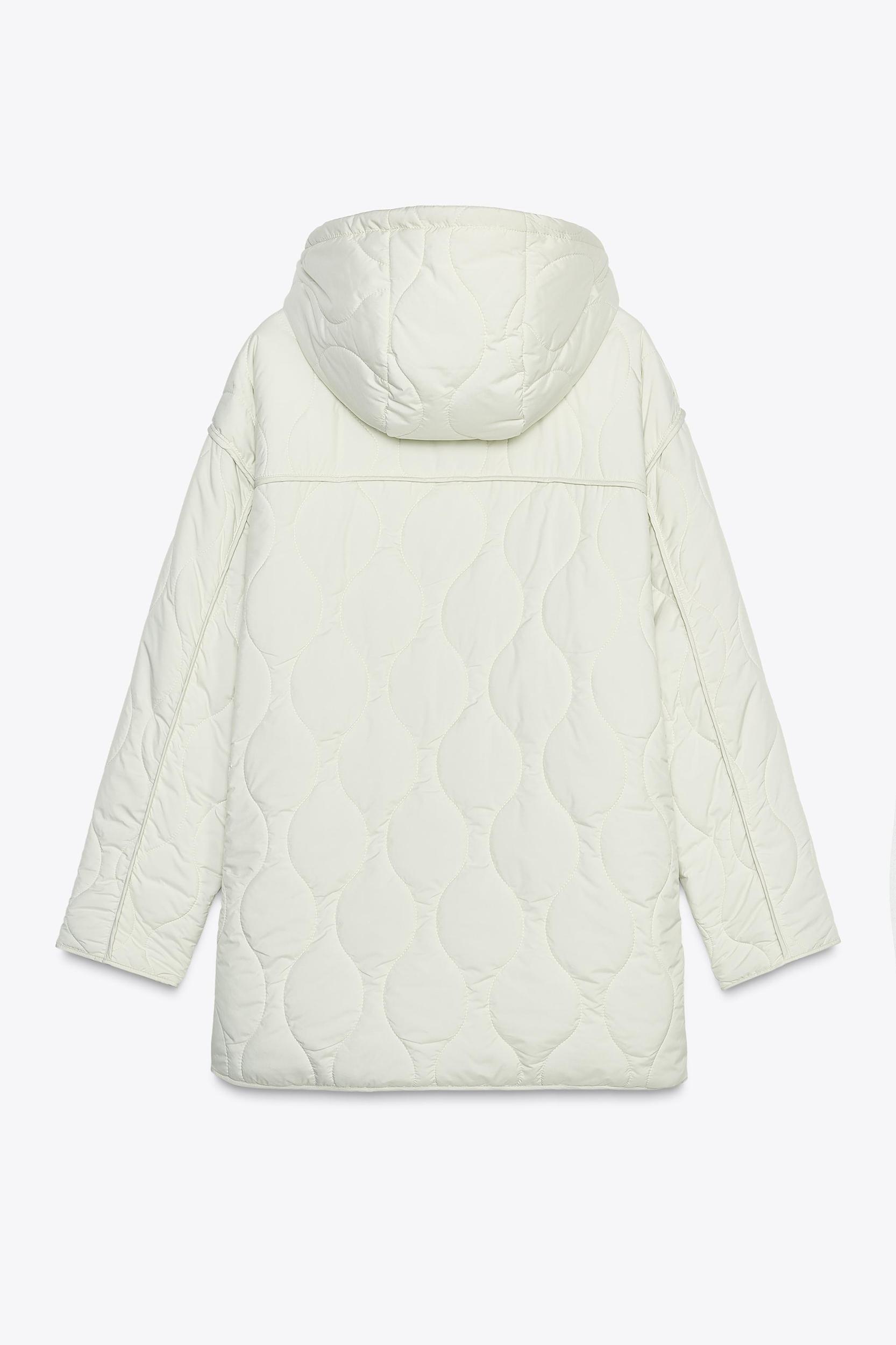 HOODED QUILTED JACKET Product Image