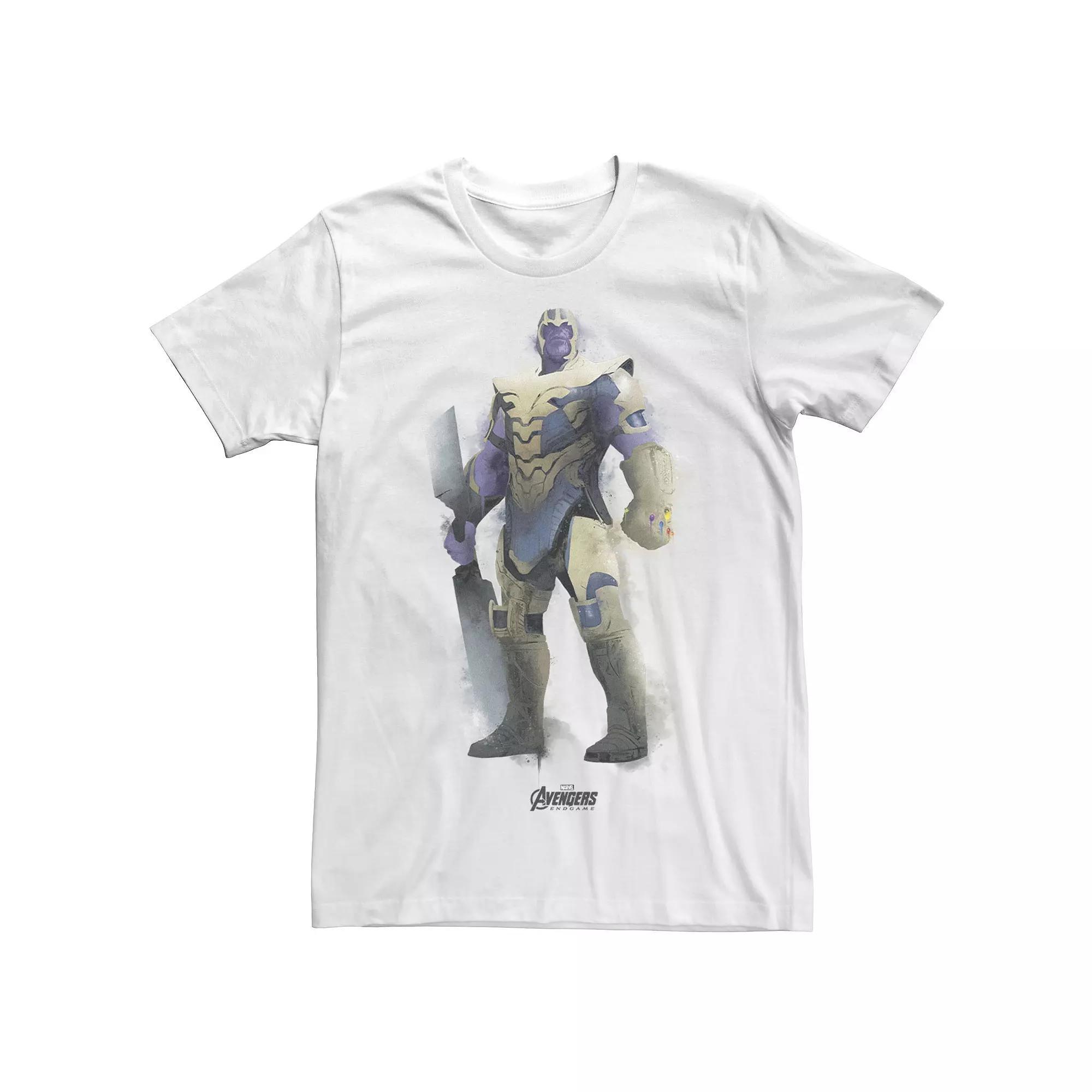 Men's Marvel Avengers Endgame Thanos Spray Paint Graphic Tee,  Product Image
