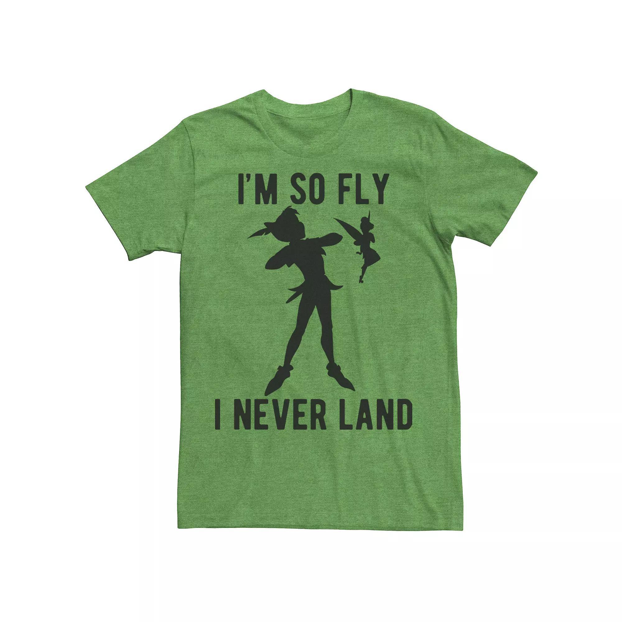 Men's Disney's Peter Pan I'm So Fly I Never Land Tee,  Product Image
