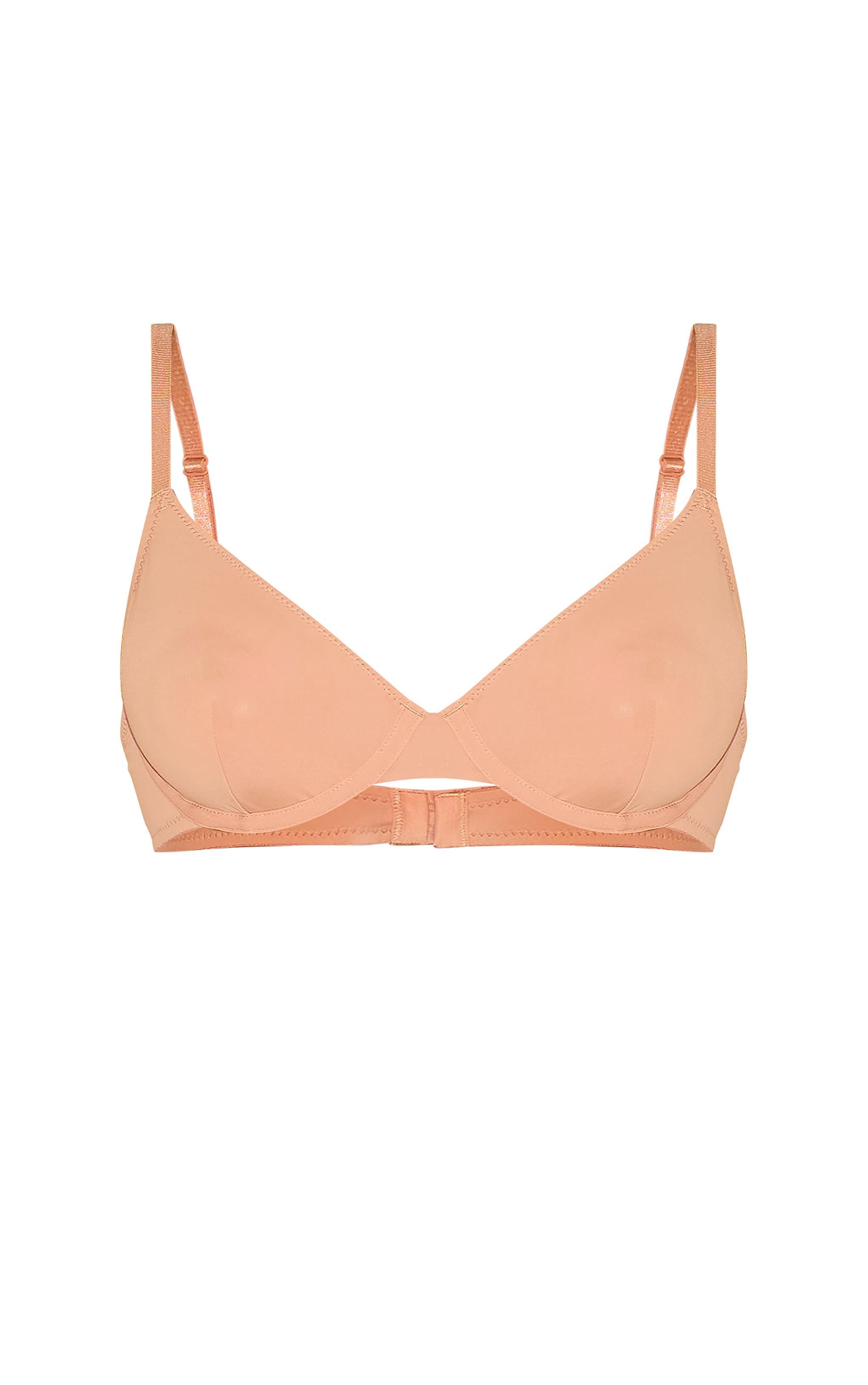 Dark Nude Non Cupped Underwired Bra Product Image