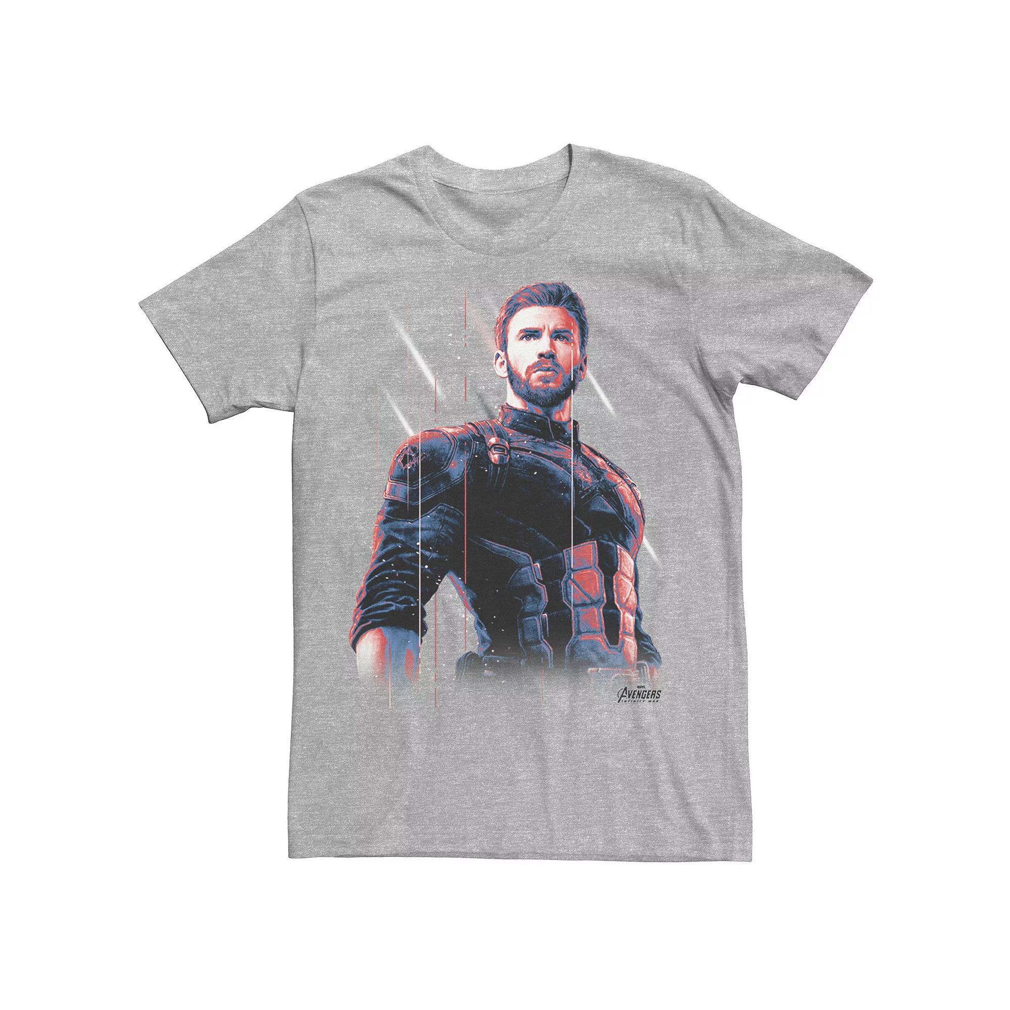 Men's Marvel Infinity War Captain America Pose Tee,  Product Image