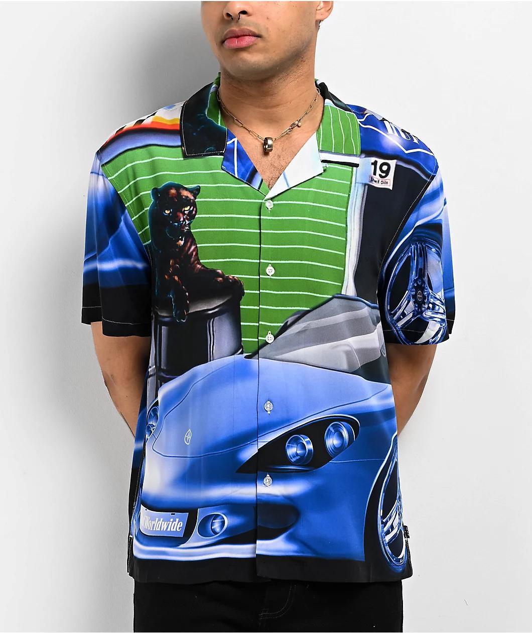 HUF Trophy Short Sleeve Button Up Resort Shirt Product Image