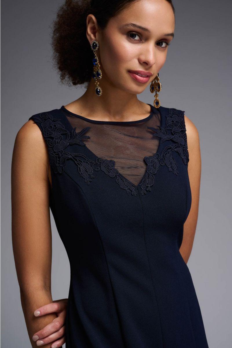 Mesh Detail Dress 231729 - Midnight Product Image