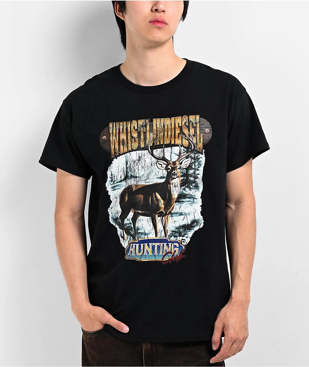 WhistlinDiesel Hunting Club Black T-Shirt Product Image