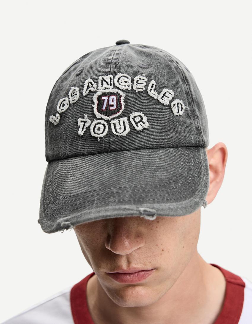 Embroidered cap Product Image