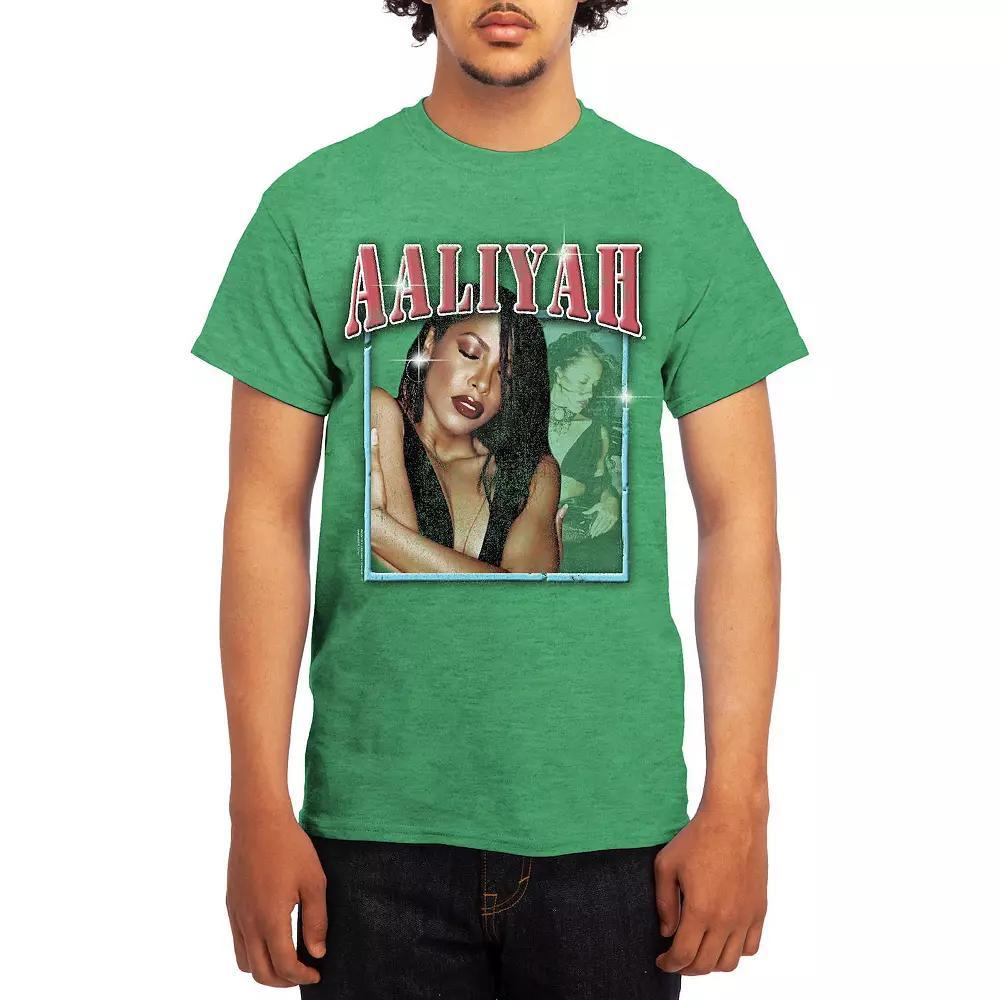 Men's Aaliyah Vintage Photo Overlay Tee, Boy's, Size: XL Product Image