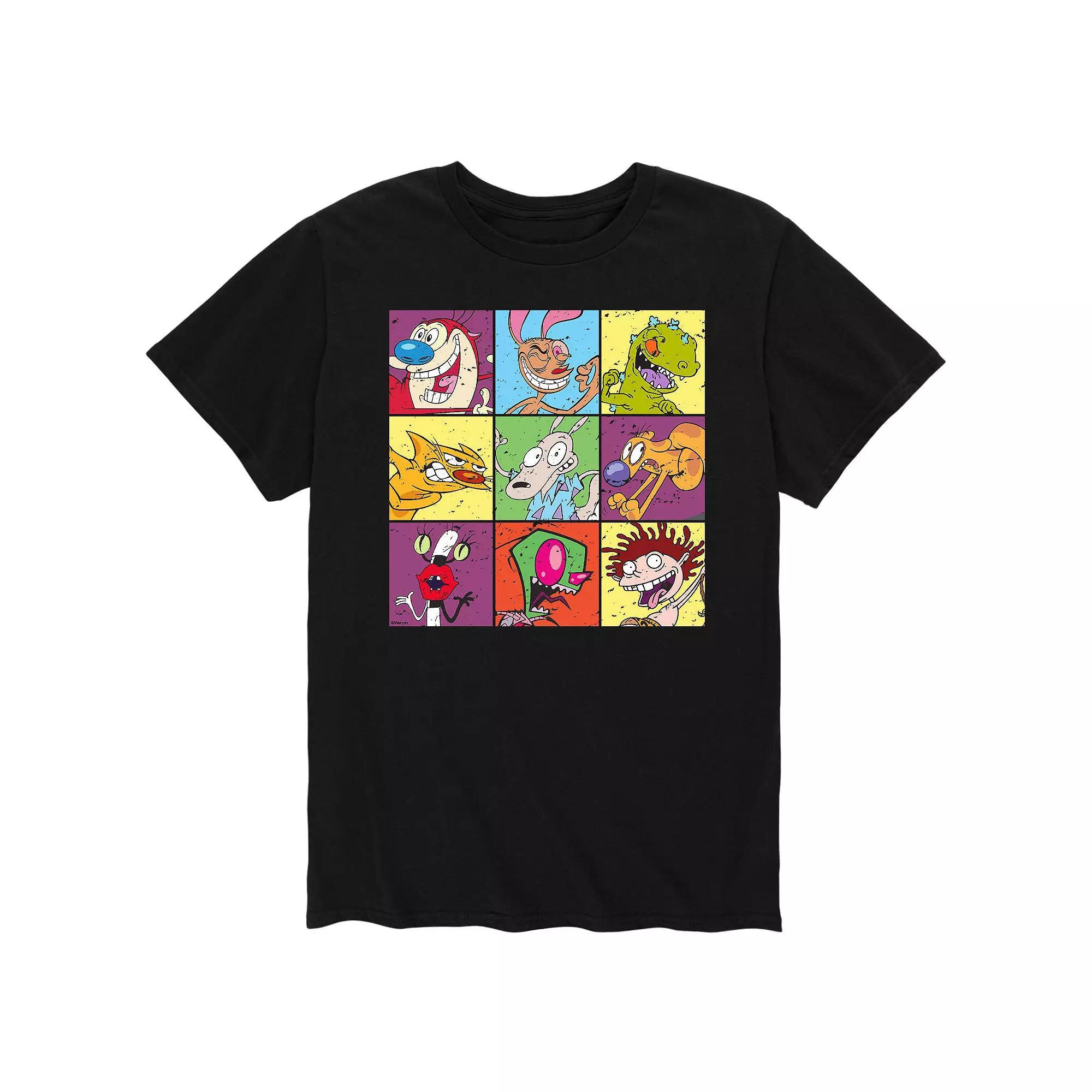 Men's Nick All Stars 9 Squares Tee, Size: XXL, Black Product Image