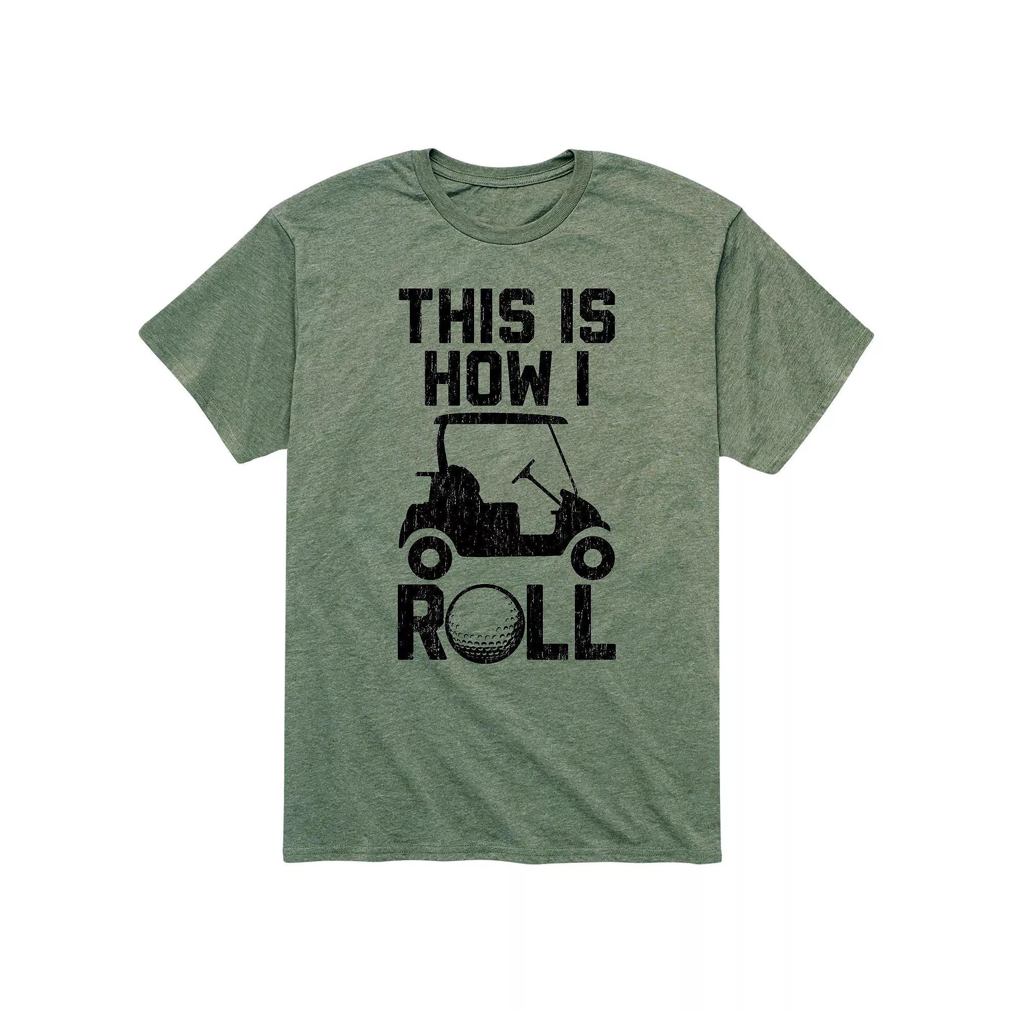 Men's How I Roll Golf Tee,  Product Image
