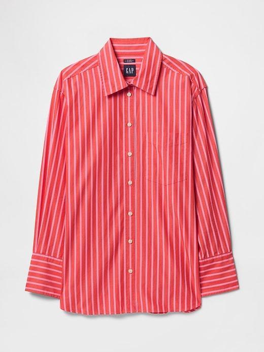 Organic Cotton Poplin Big Shirt Product Image