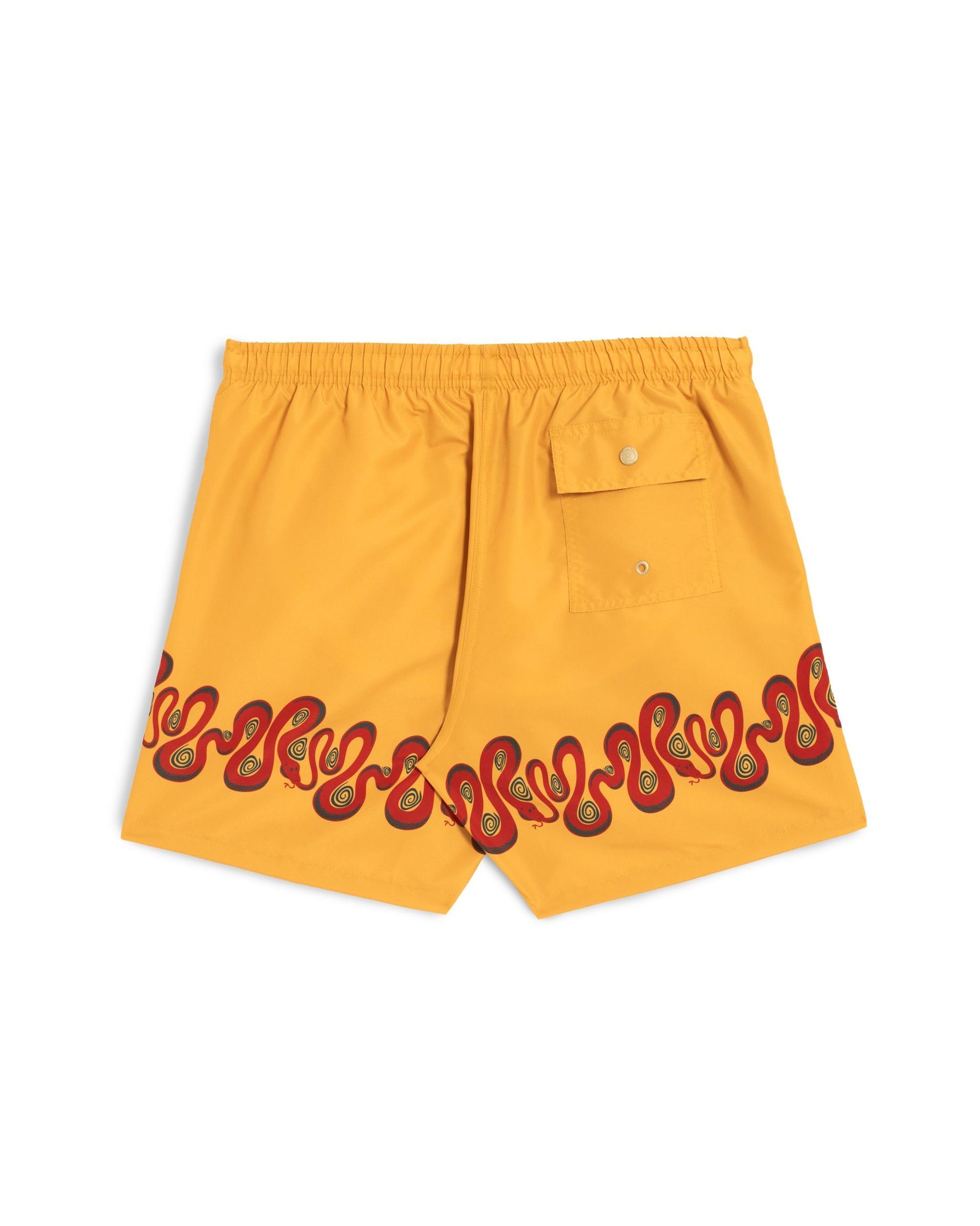 Ochre Dizzy Boa Swim Trunk Product Image
