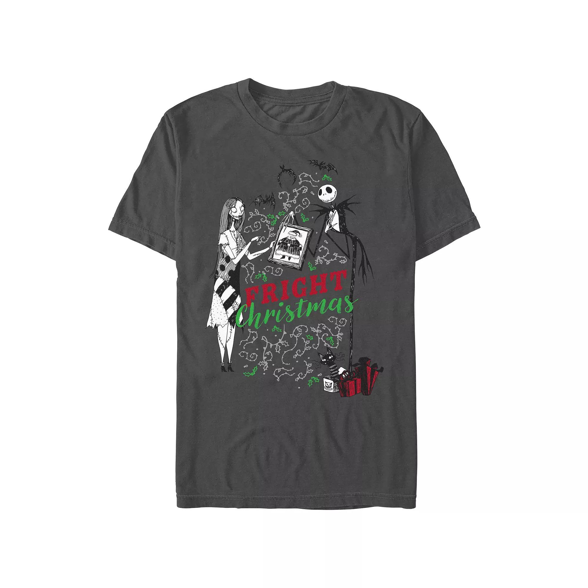 Disney's The Nightmare Before Christmas Fright Christmas Men's Graphic Tee,  Product Image