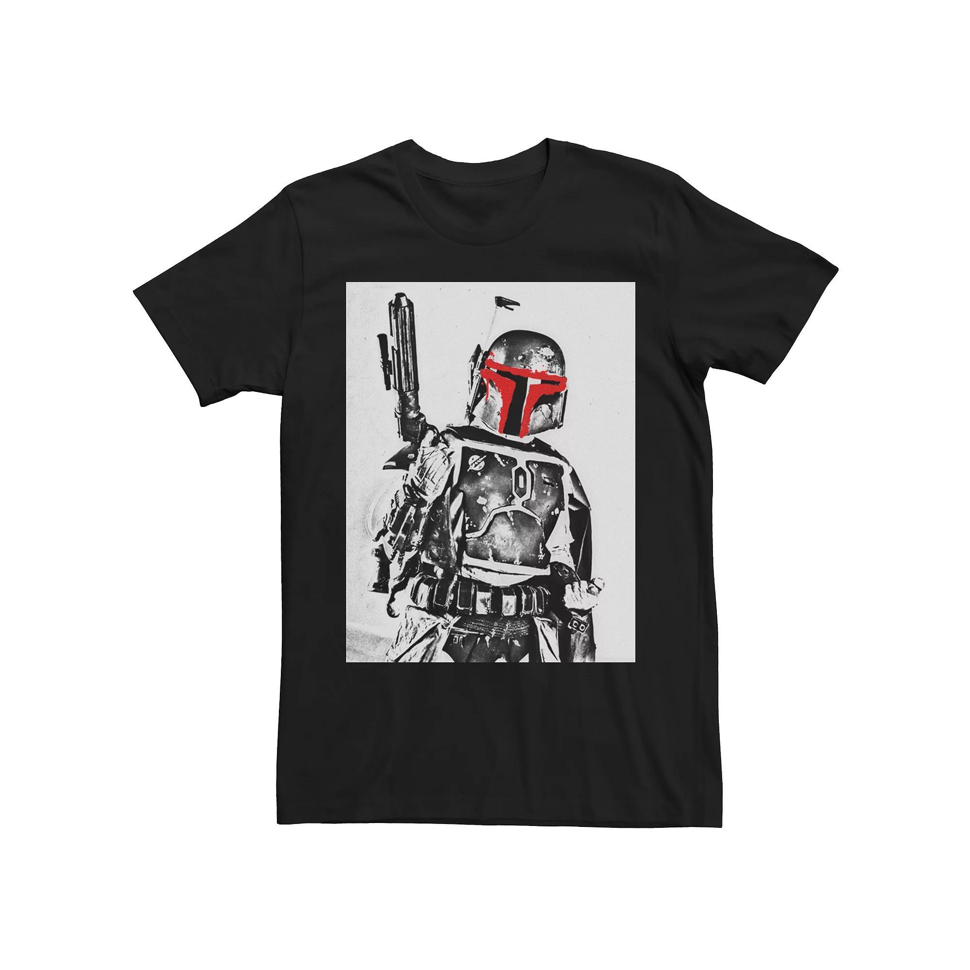 Men's Star Wars Boba Fett Sketch Short Sleeve Tee, Size: Small, Black Product Image