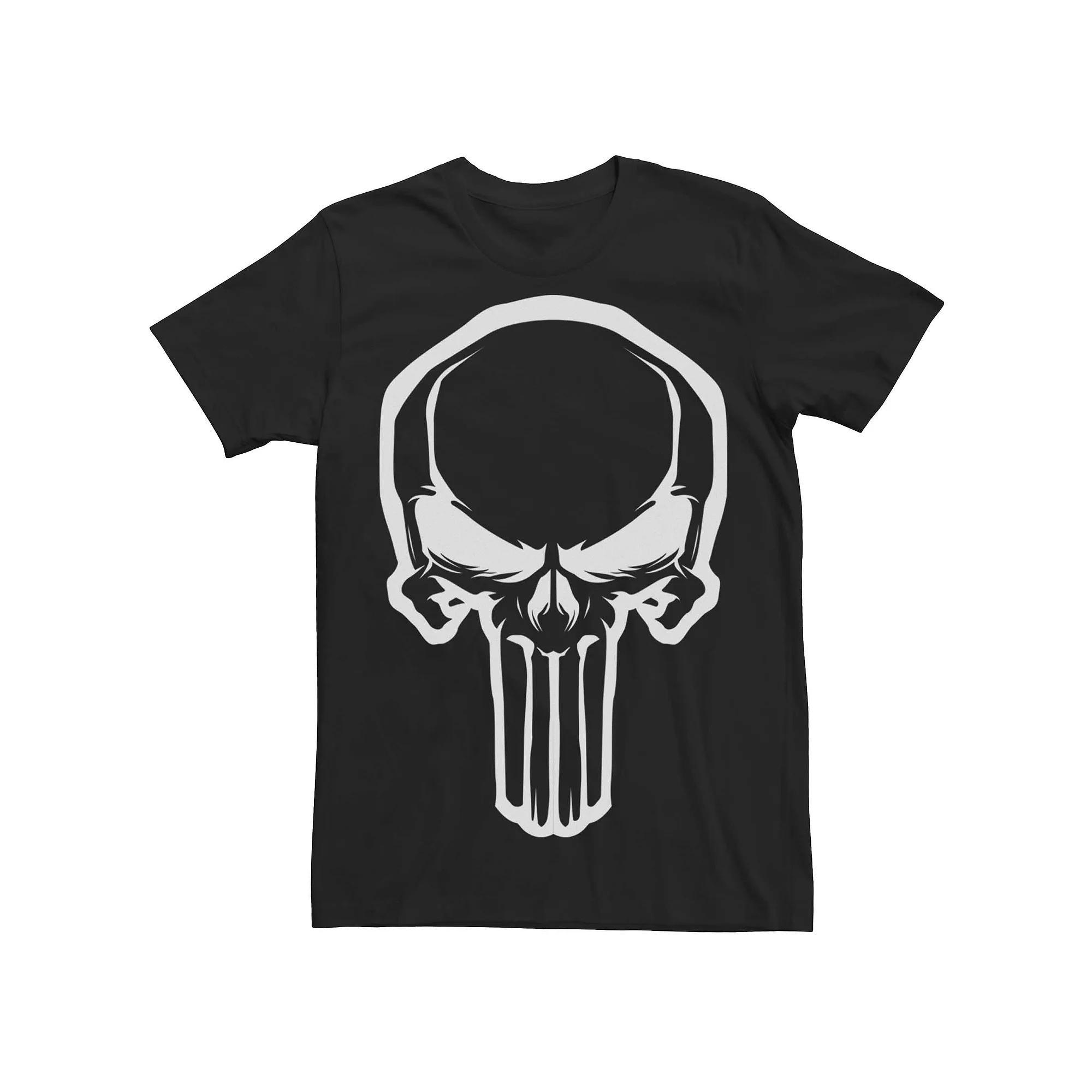 Men's Marvel's Punisher Skull Outline Logo Tee,  Product Image