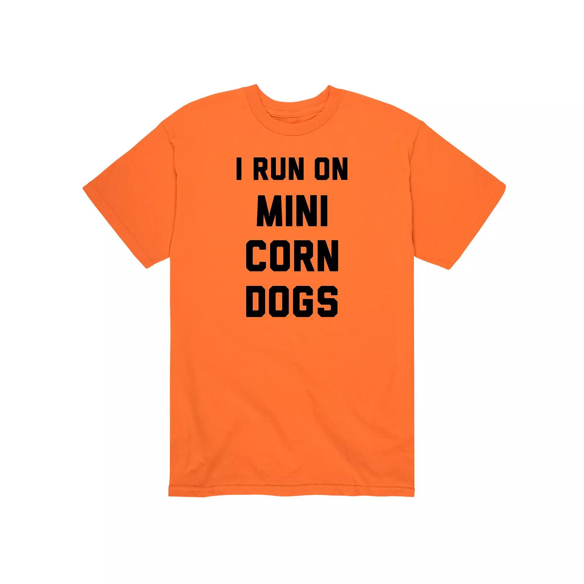Men's Run On Mini Corn Dogs Tee,  Product Image