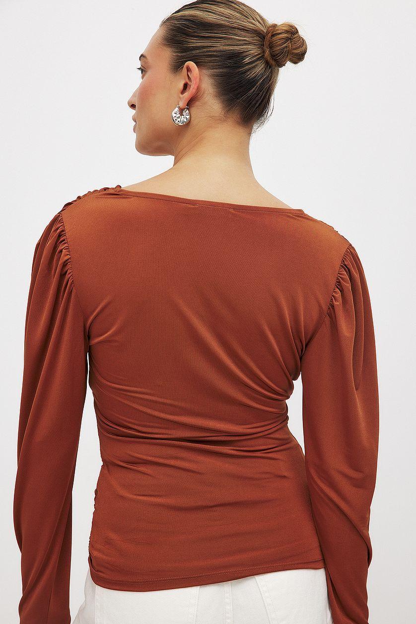 Overlap Long Sleeve Top Product Image
