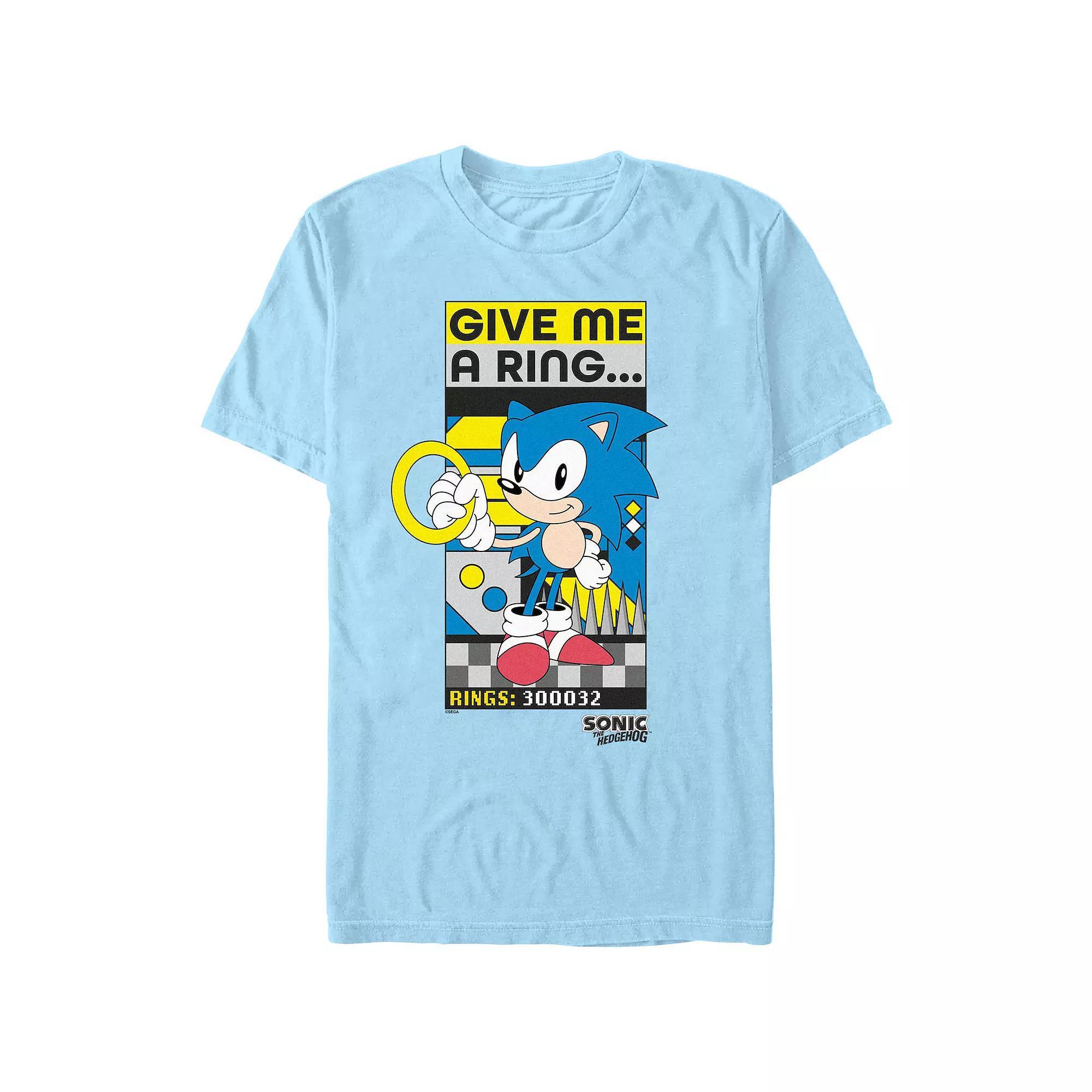 Men's Sonic The Hedgehog Give Me A Ring Graphic Tee,  Product Image
