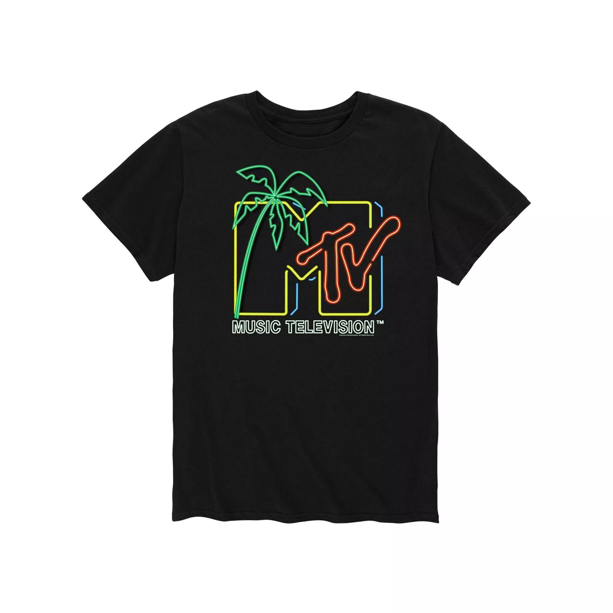 Men's MTV Neon Light Tee,  Product Image