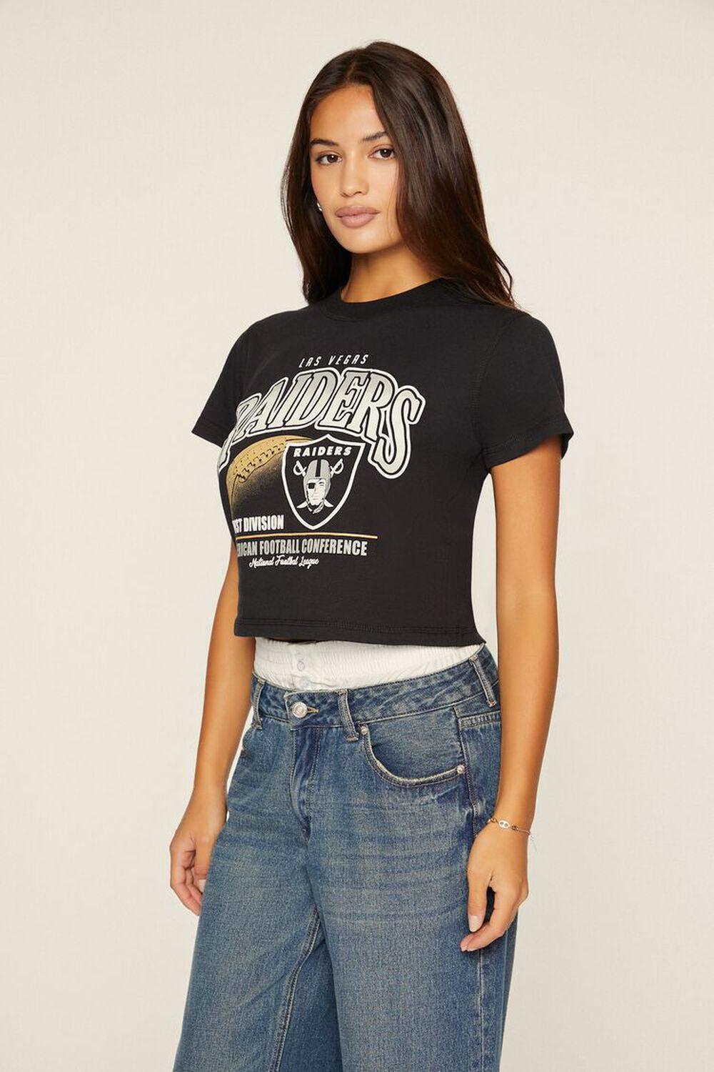 Las Vegas Raiders Cropped Tee | Forever 21 Product Image