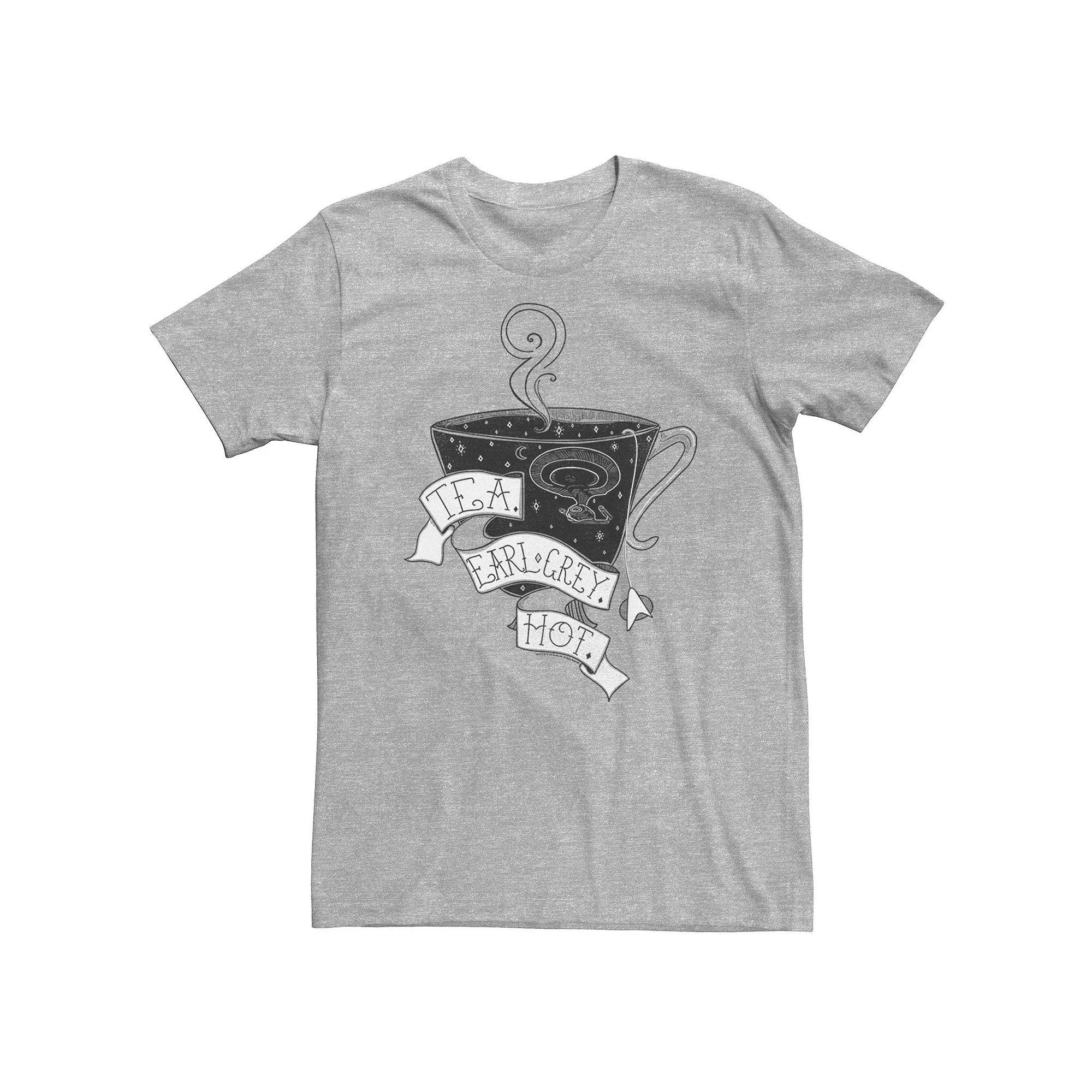 Big & Tall Star Trek Next Generation Earl Grey Drawing Tee, Men's,  Product Image