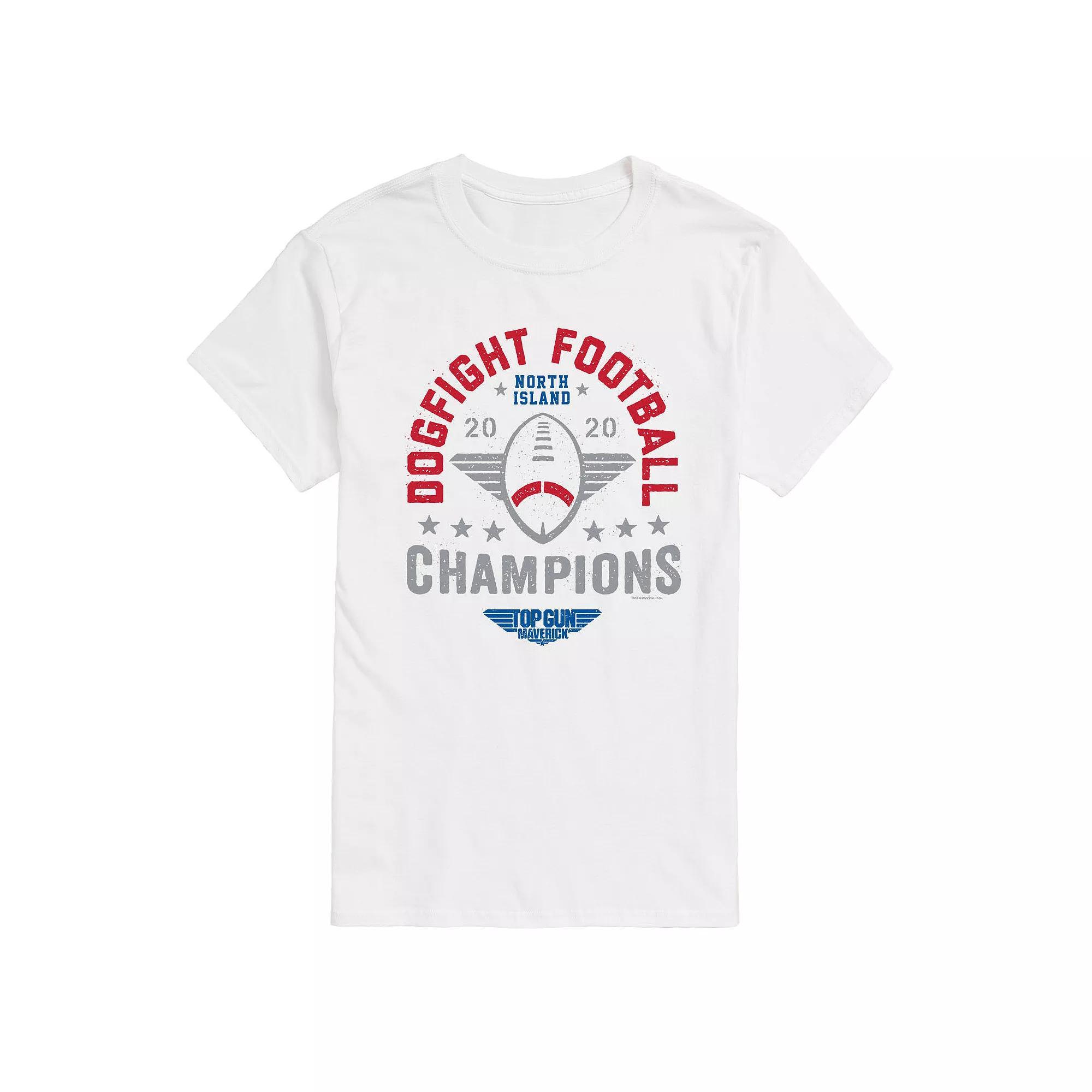 Men's Top Gun Maverick Dogfight Football Tee,  Product Image