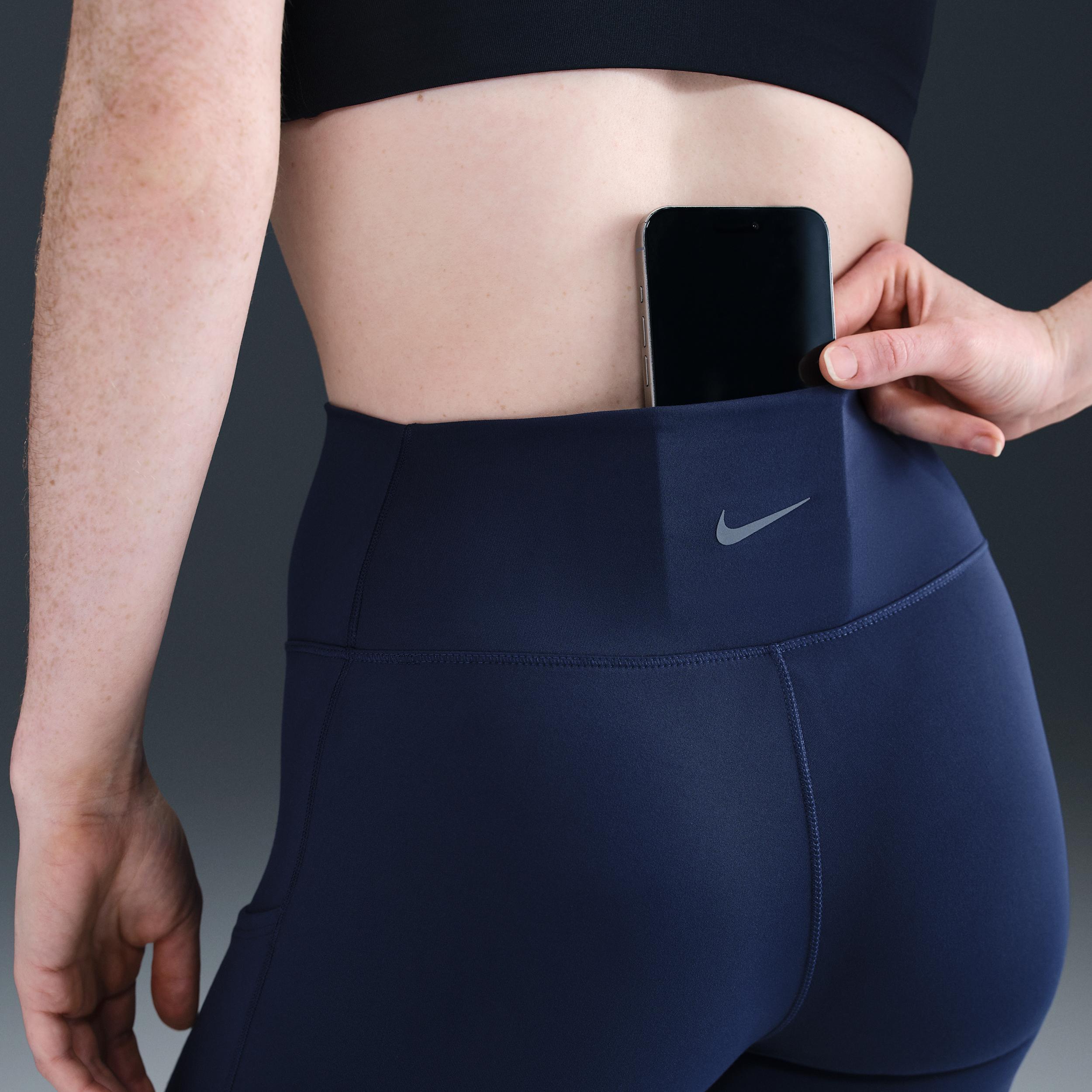Nike Womens One High-Waisted 7/8 Leggings with Pockets | FN3241-410 Product Image