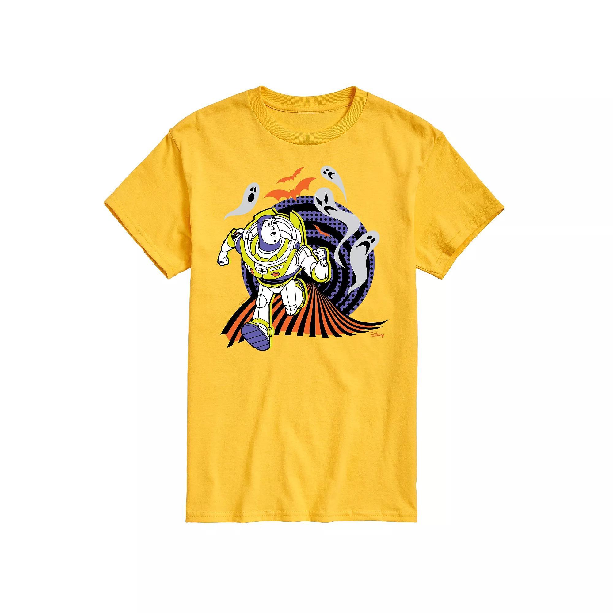 Disney/Pixar's Toy Story Men's Buzz Lightyear Halloween Graphic Tee, Size: Large, Yellow Product Image