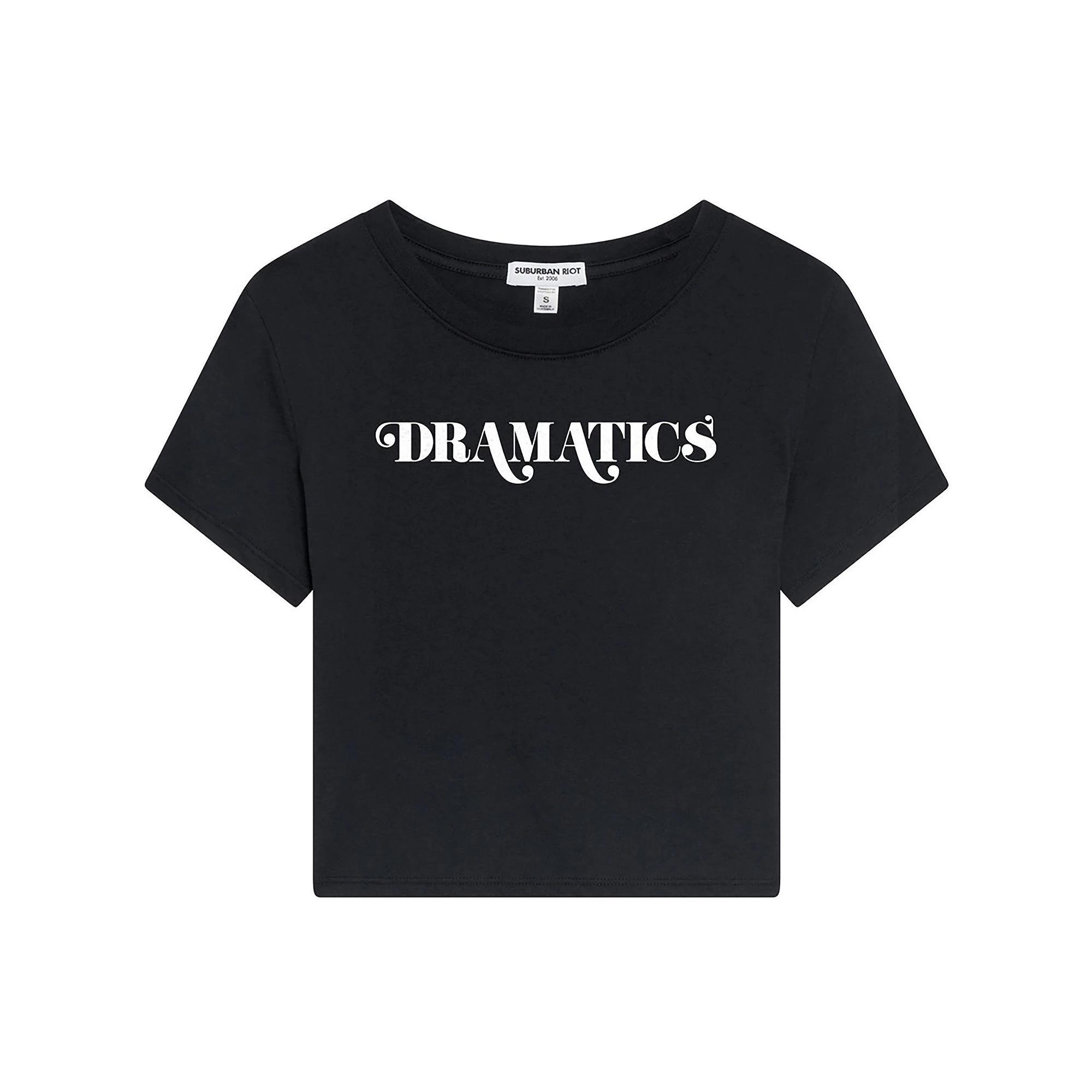Women's Suburban Riot Dramatics Crop Graphic Tee, Girl's,  Product Image