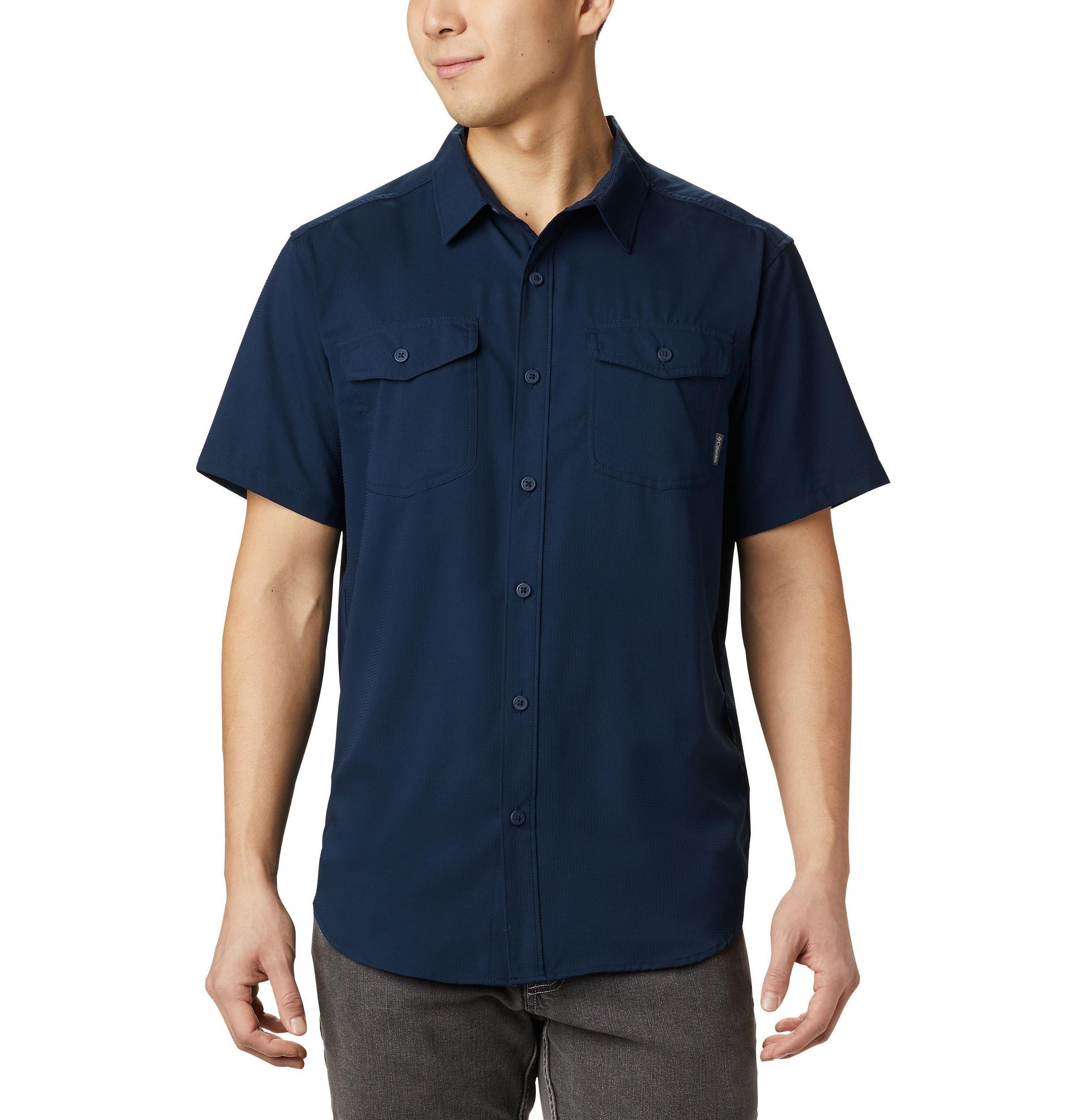 Columbia Mens Utilizer II Solid Short Sleeve Shirt Tall- Product Image