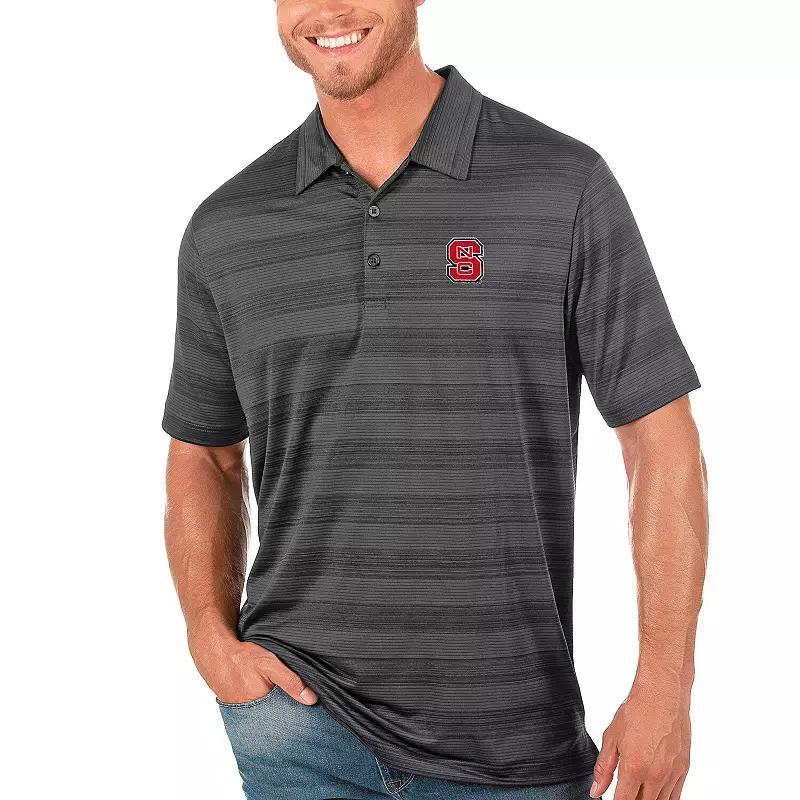 Mens Antigua Charcoal Arizona State Sun Devils Compass Polo Product Image