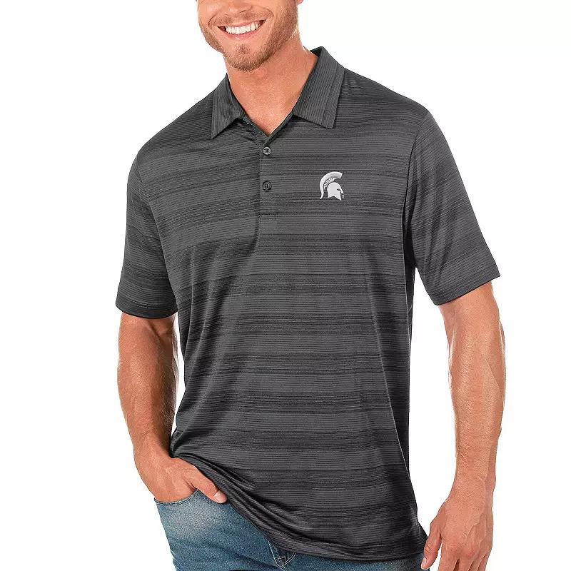 Mens Antigua Charcoal Houston Cougars Compass Polo Product Image