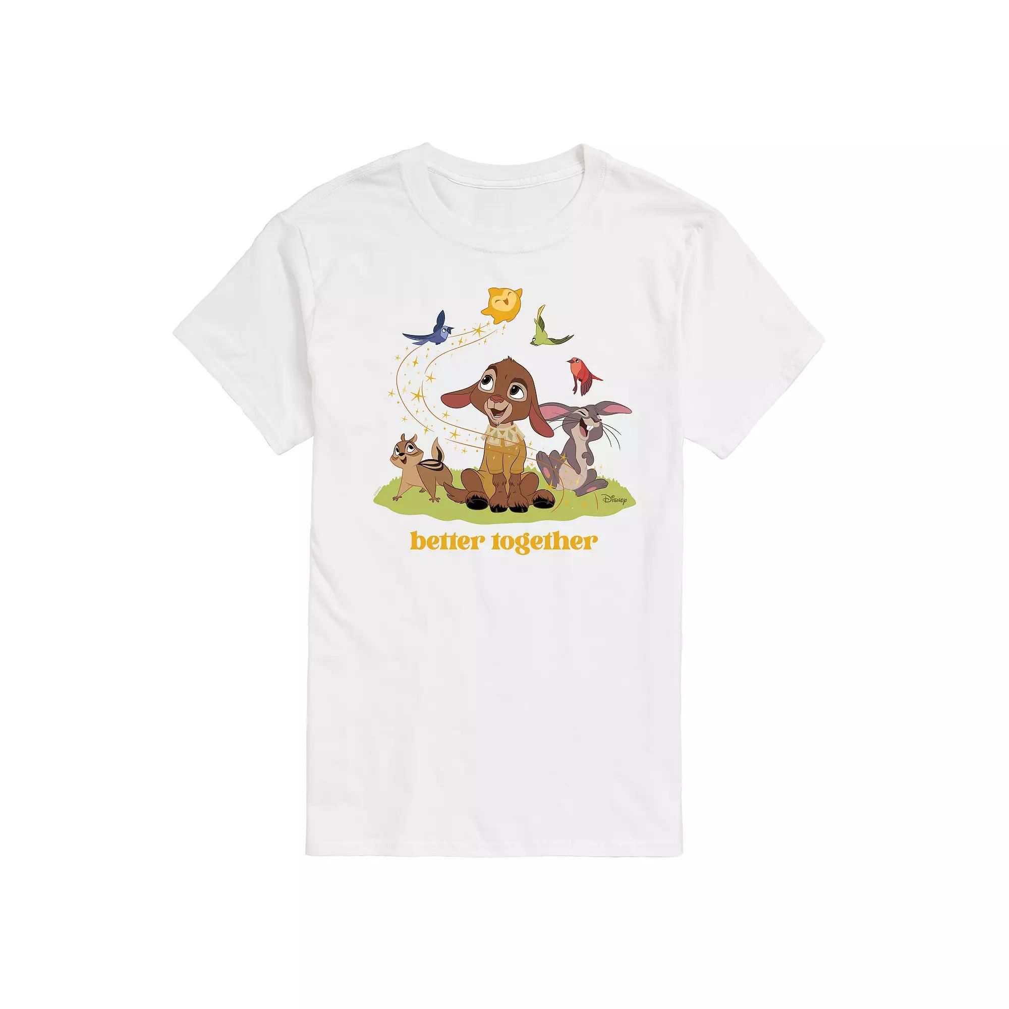 Disney's Wish Valentino Men's Better Together Graphic Tee,  Product Image