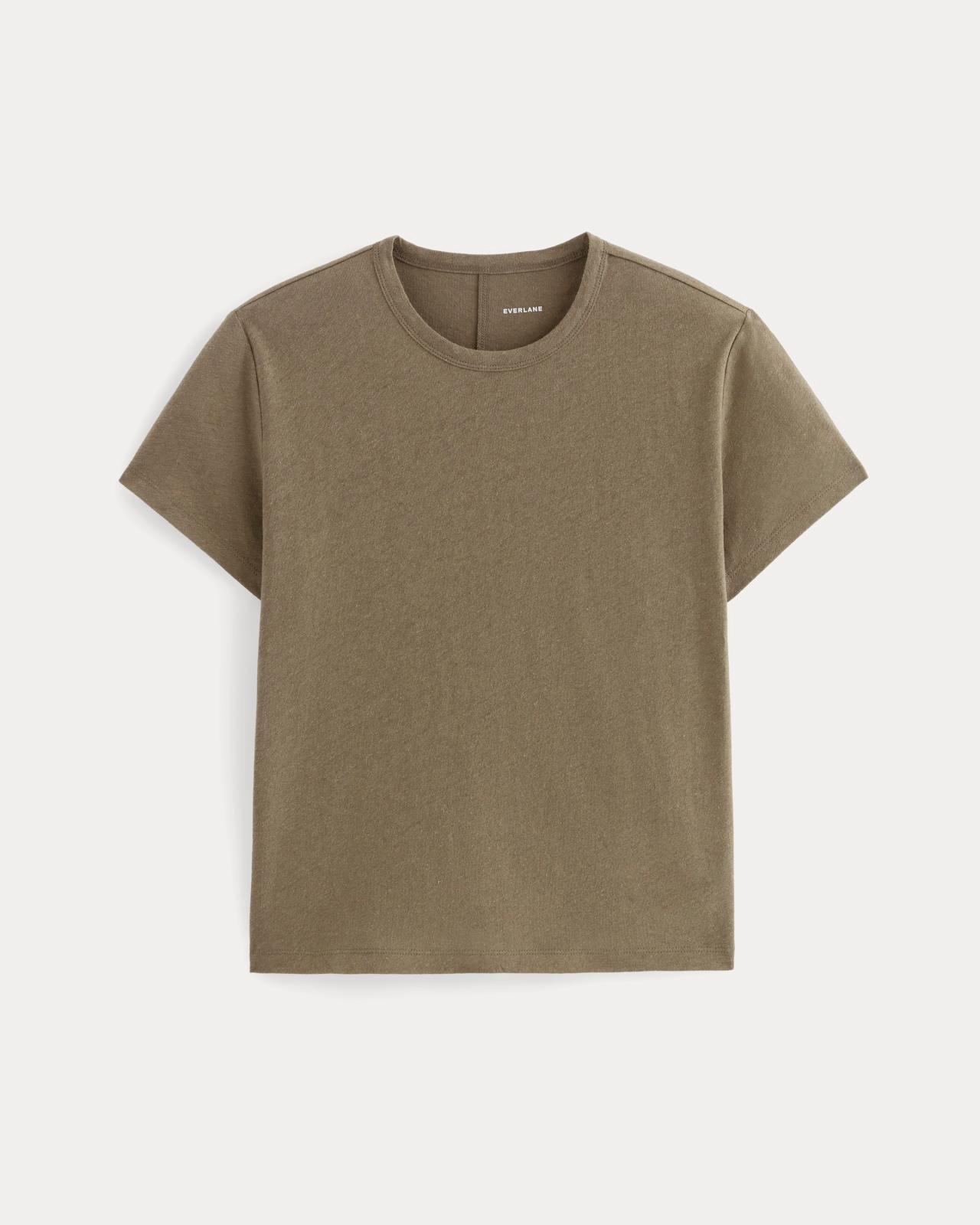 Womens Box-Cut T-Shirt in Cotton Linen by Everlane Product Image