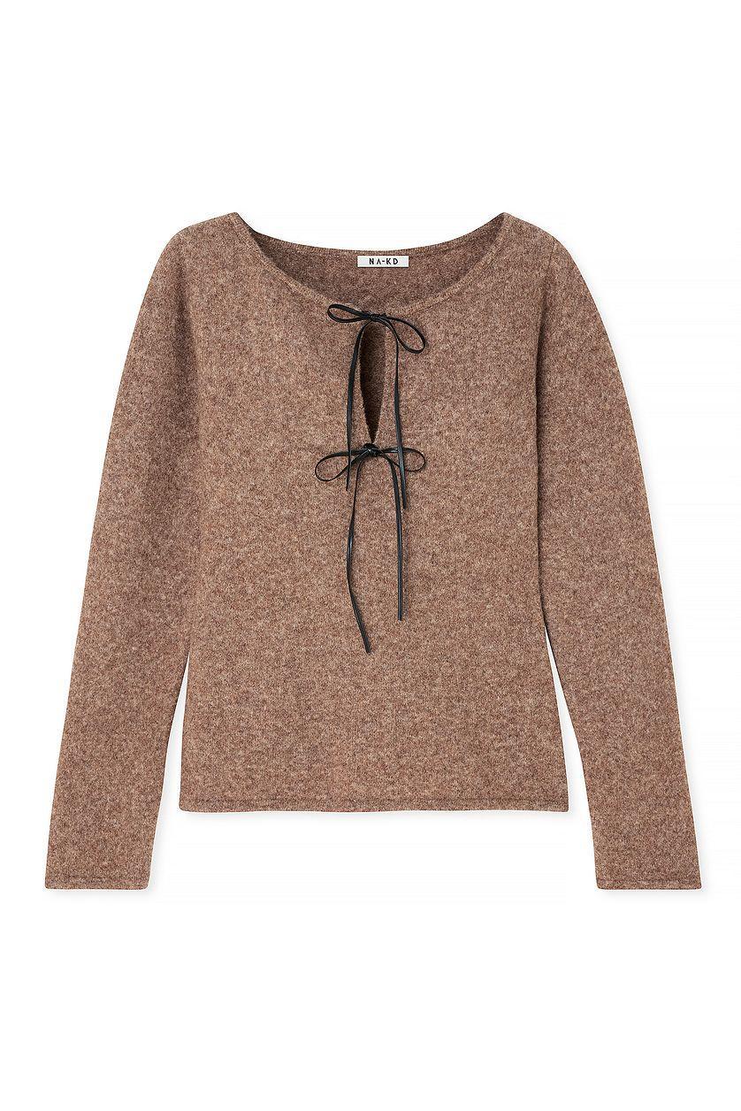 Wool Blend Knitted Top Product Image