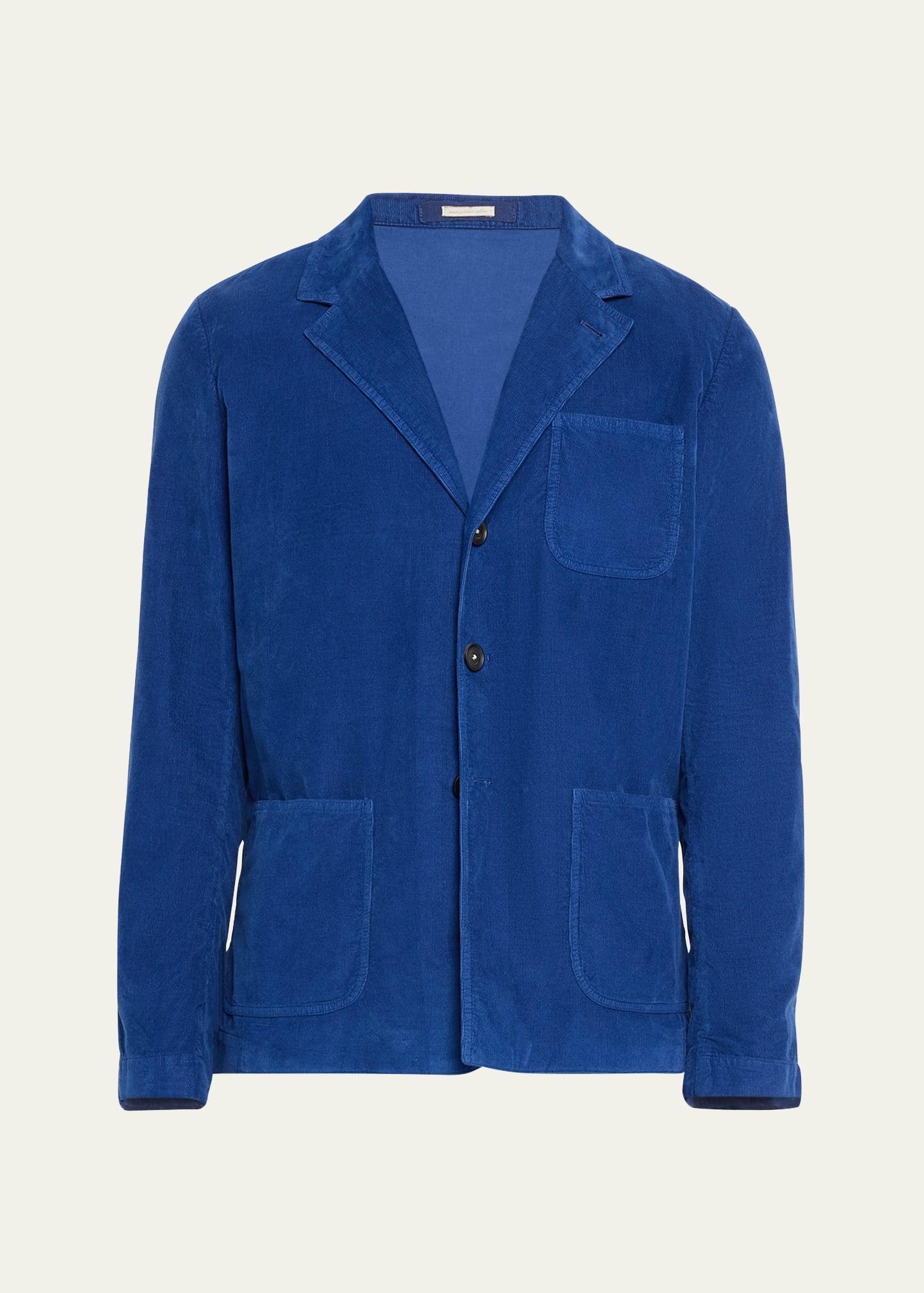 Mens Corduroy Jacket with Patch Pockets Product Image