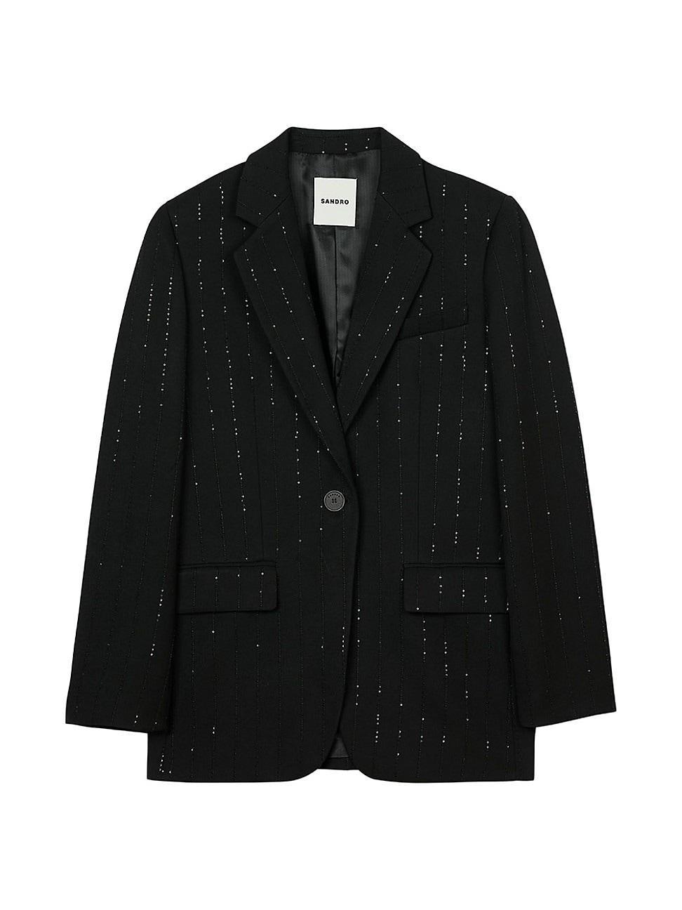 Womens Sequinned Suit Jacket Product Image