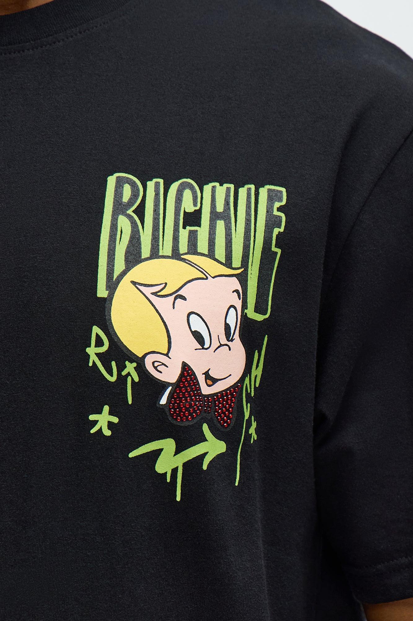 Richie Rich Fly Short Sleeve Tee - Black Male Product Image