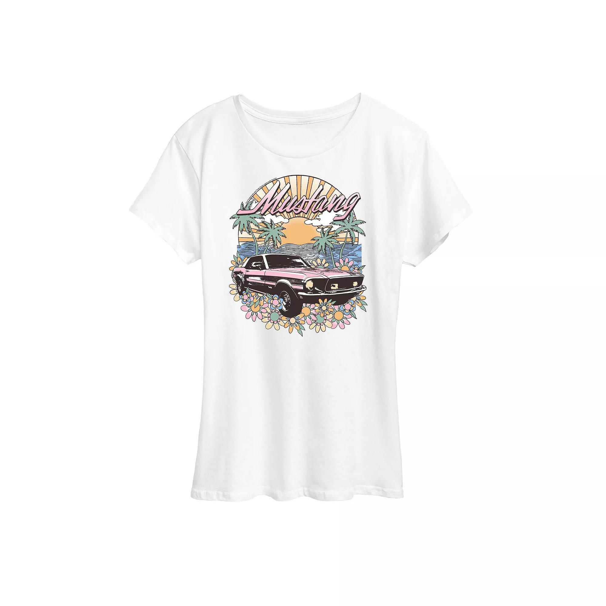 Women's Ford Vintage Mustang Graphic Tee,  Product Image