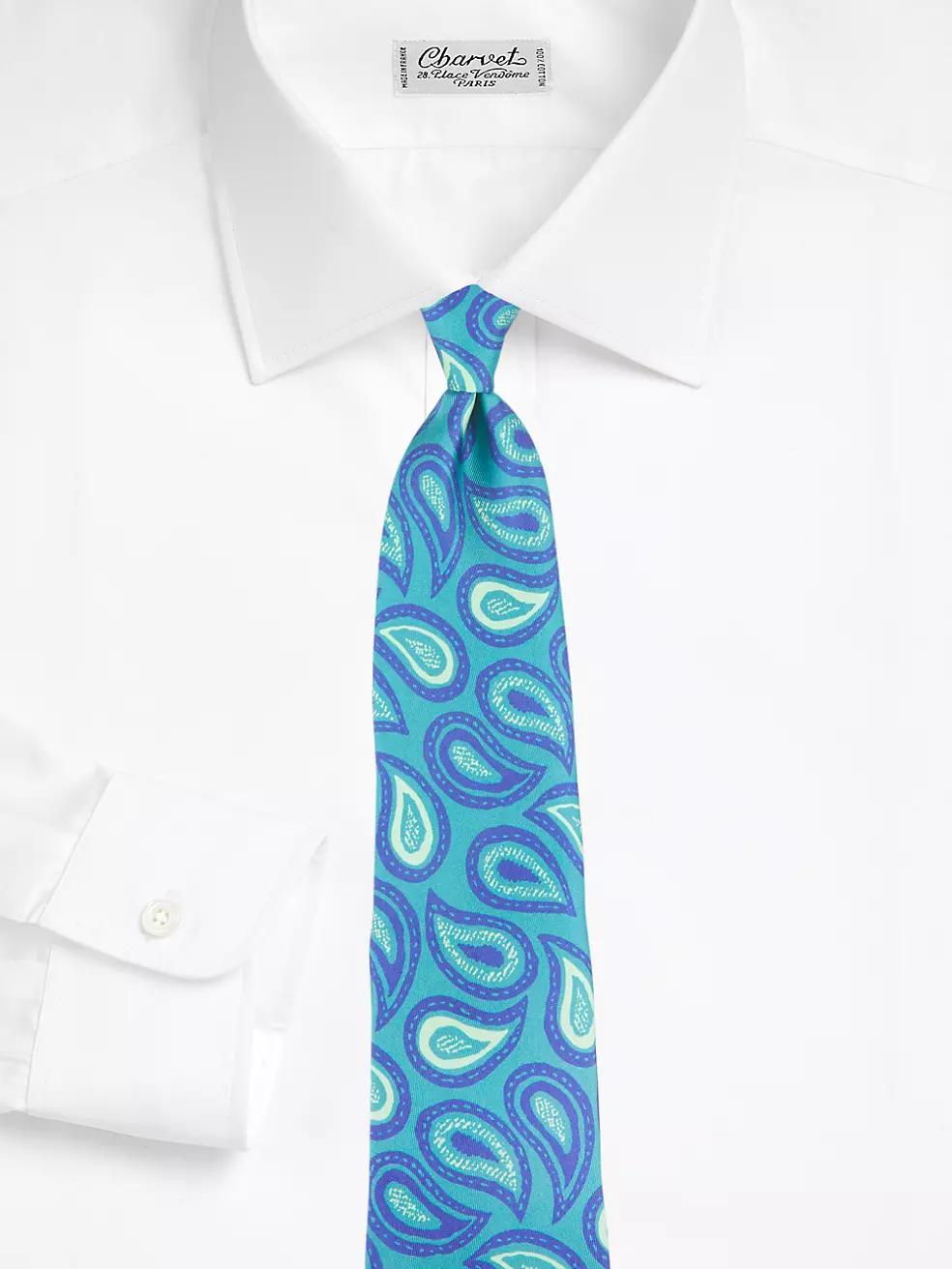 Novel Paisley Silk Tie Product Image