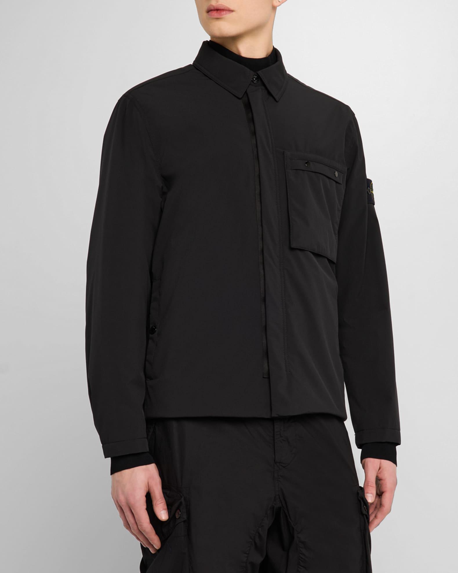 Men's Soft Shell Jacket with Arm Patch Product Image