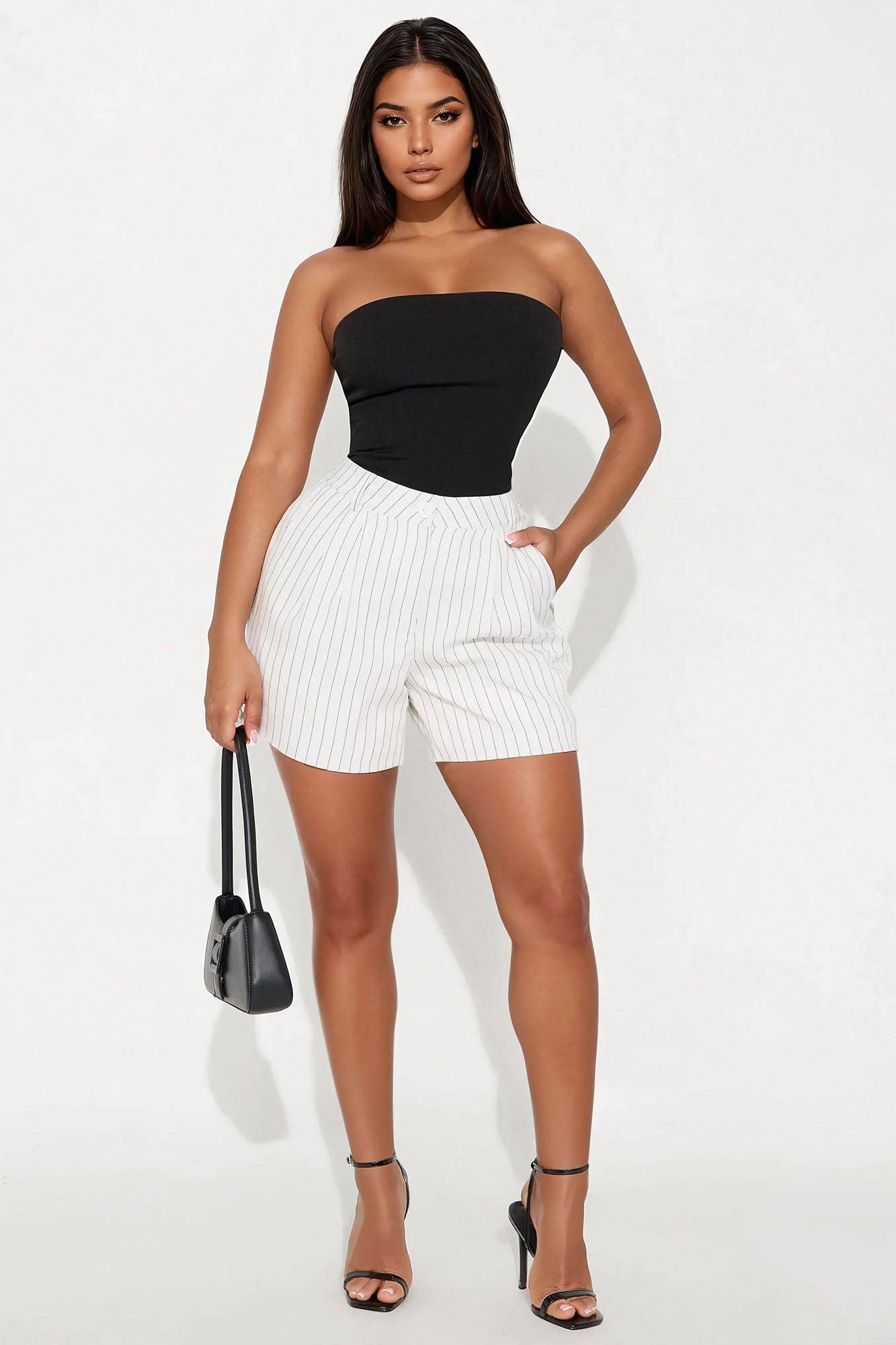 No Small Talk Strapless Top - Black Product Image