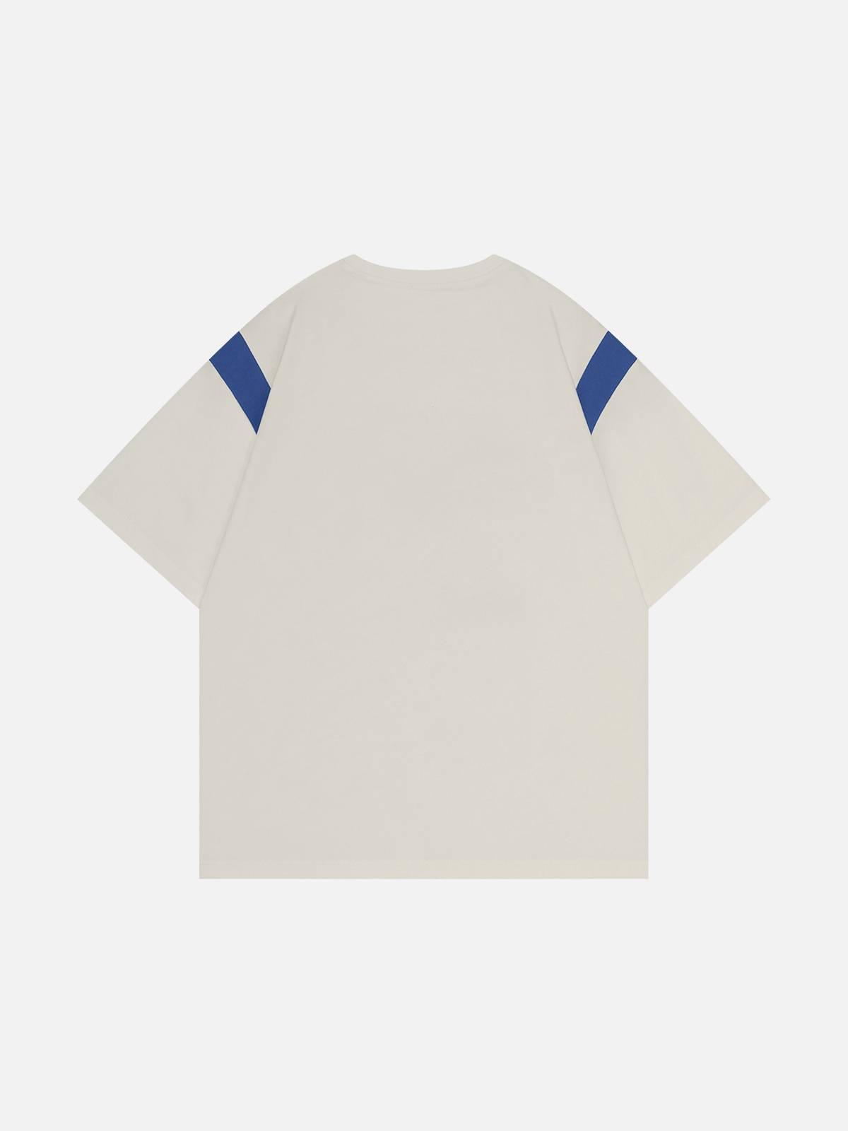 Aelfric Eden Cotton Color Blocking Tee Product Image