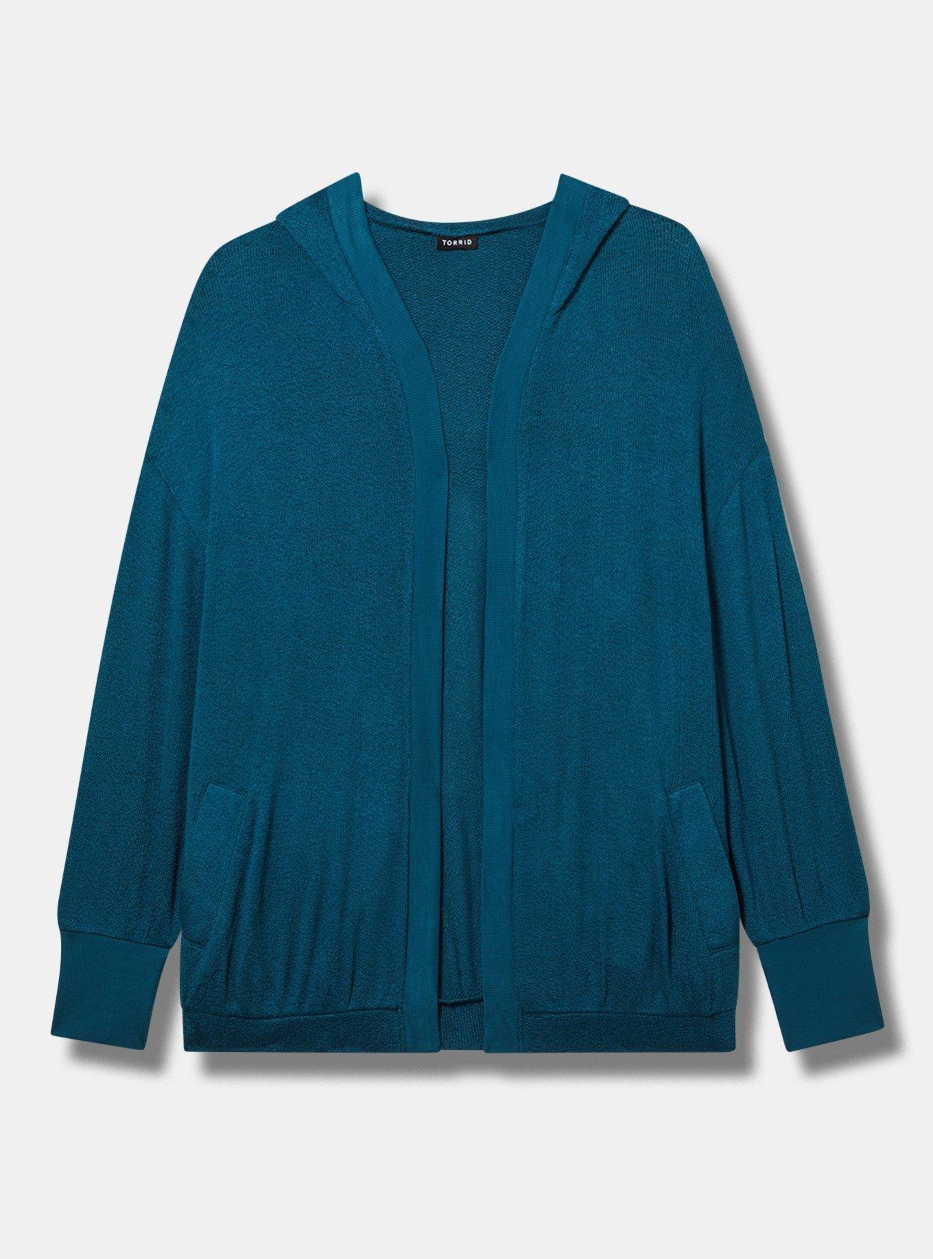 Open Hooded Cardigan Product Image