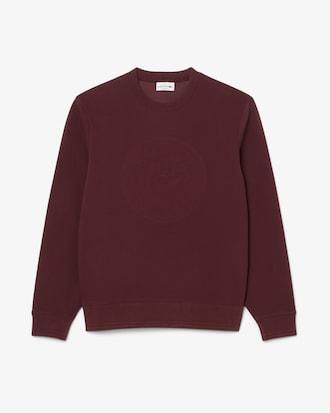 Men's Embossed Logo Piqué Sweatshirt Product Image