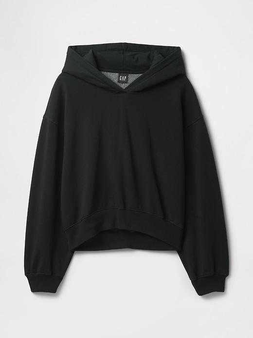 VintageSoft Arch Logo Cropped Hoodie Product Image